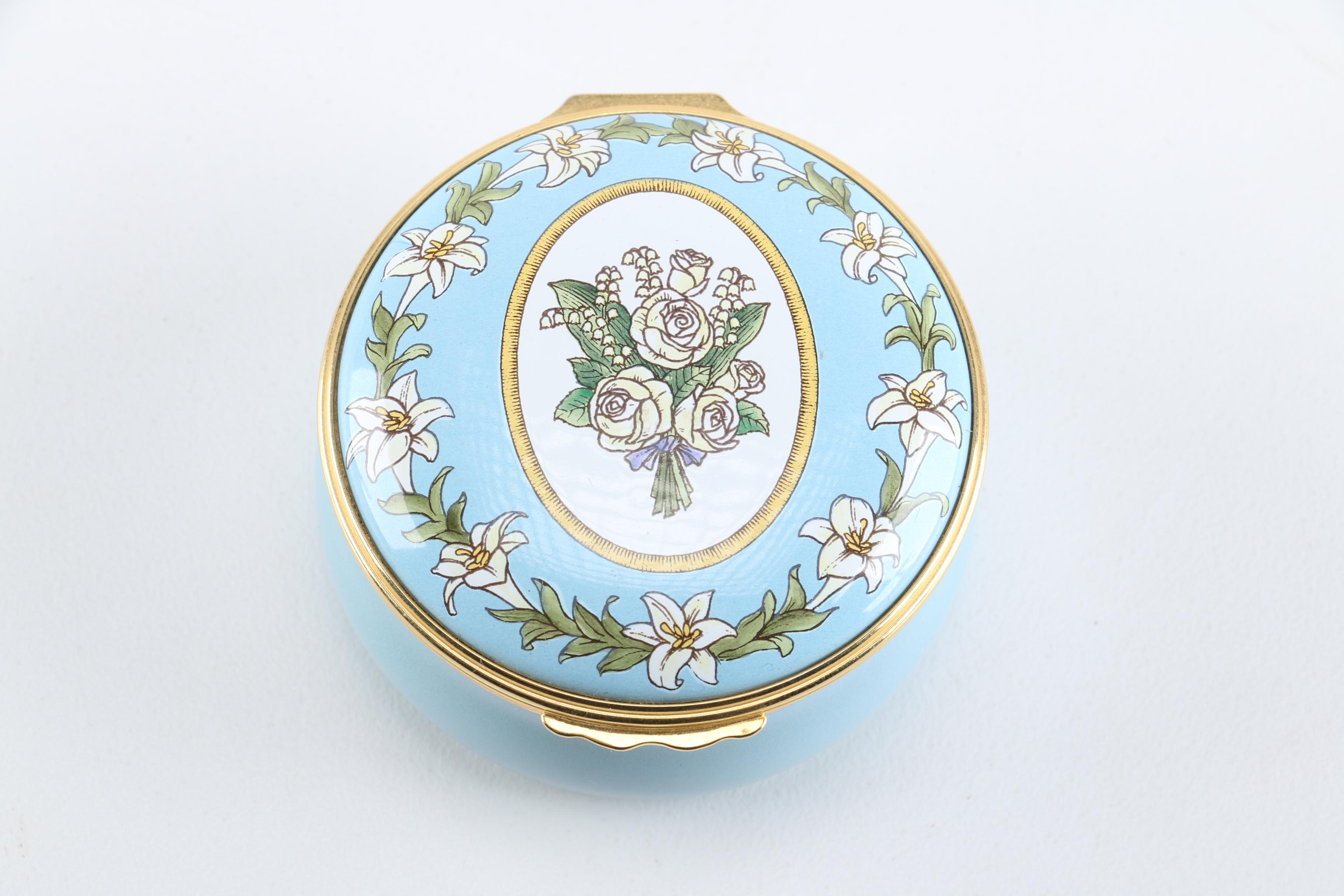 Commemorative Princess Diana Collectible China Pill Boxes