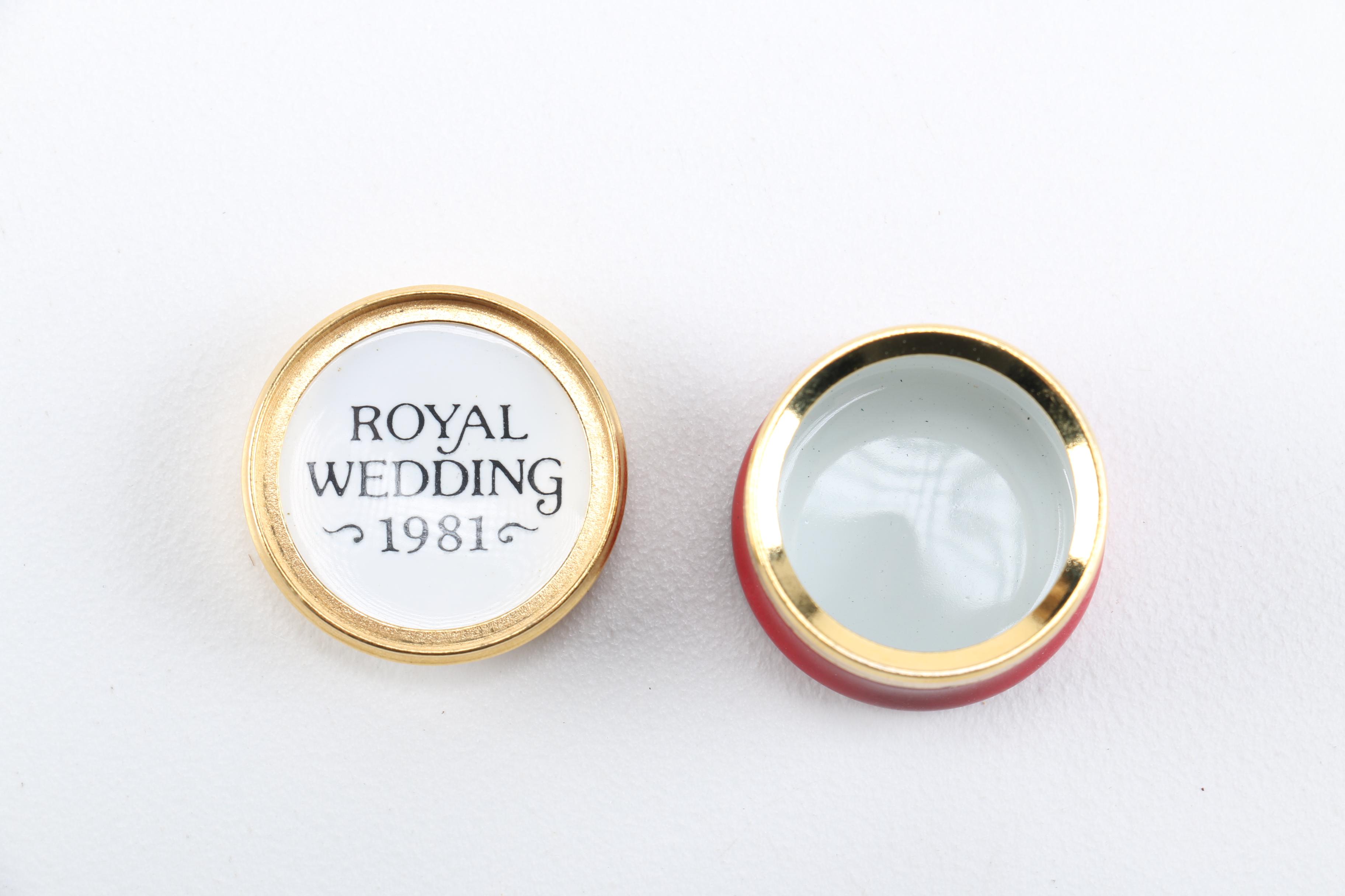 Commemorative Princess Diana Collectible China Pill Boxes