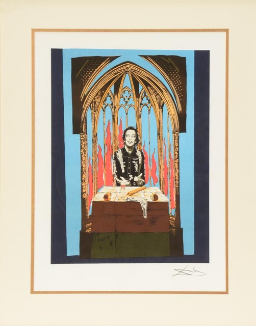 Giclée after Salvador Dalì "Dali's Inferno - Tarot the Magician"