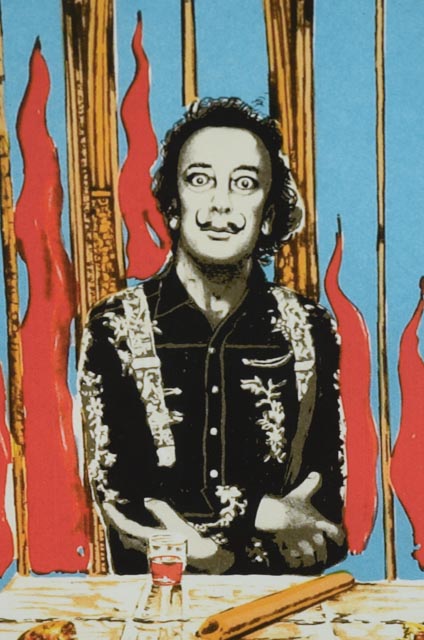 Giclée after Salvador Dalì "Dali's Inferno - Tarot the Magician"