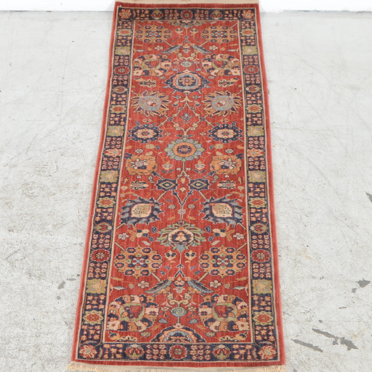Karastan "English Manor-Cambridge" Machine Made Wool Runner Rug