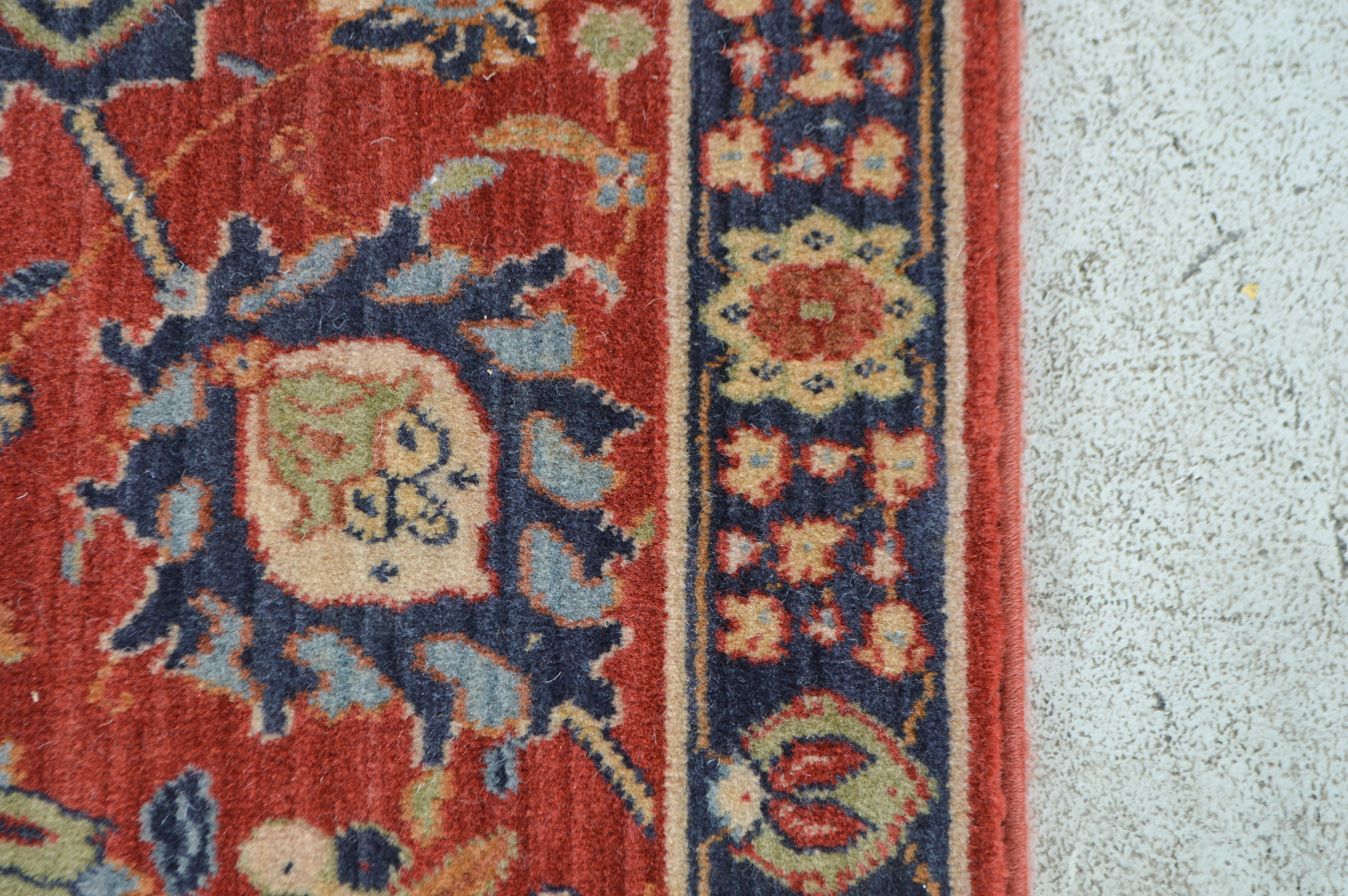 Karastan "English Manor-Cambridge" Machine Made Wool Runner Rug