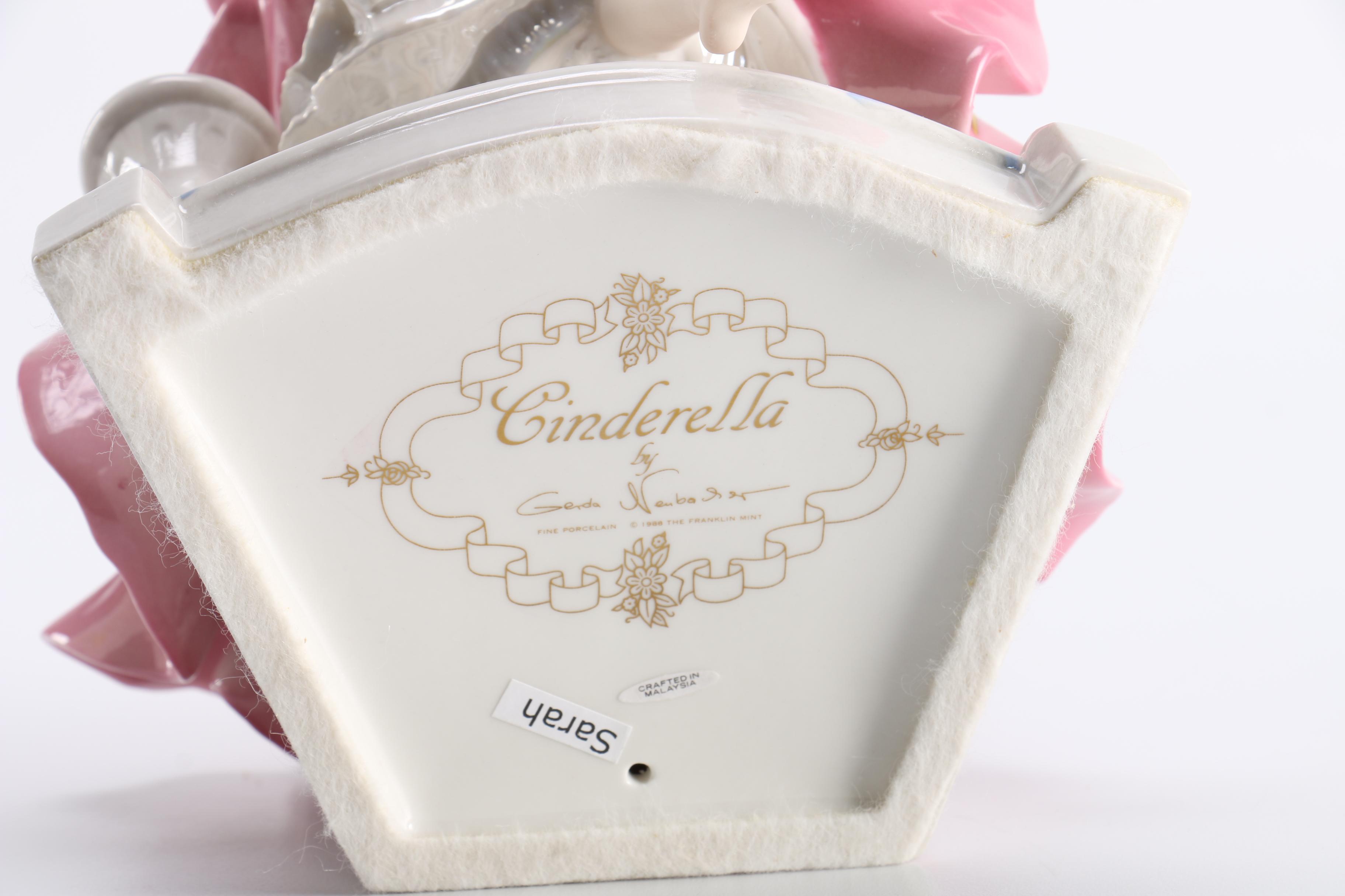 Franklin Mint Cinderella Porcelain Figurine