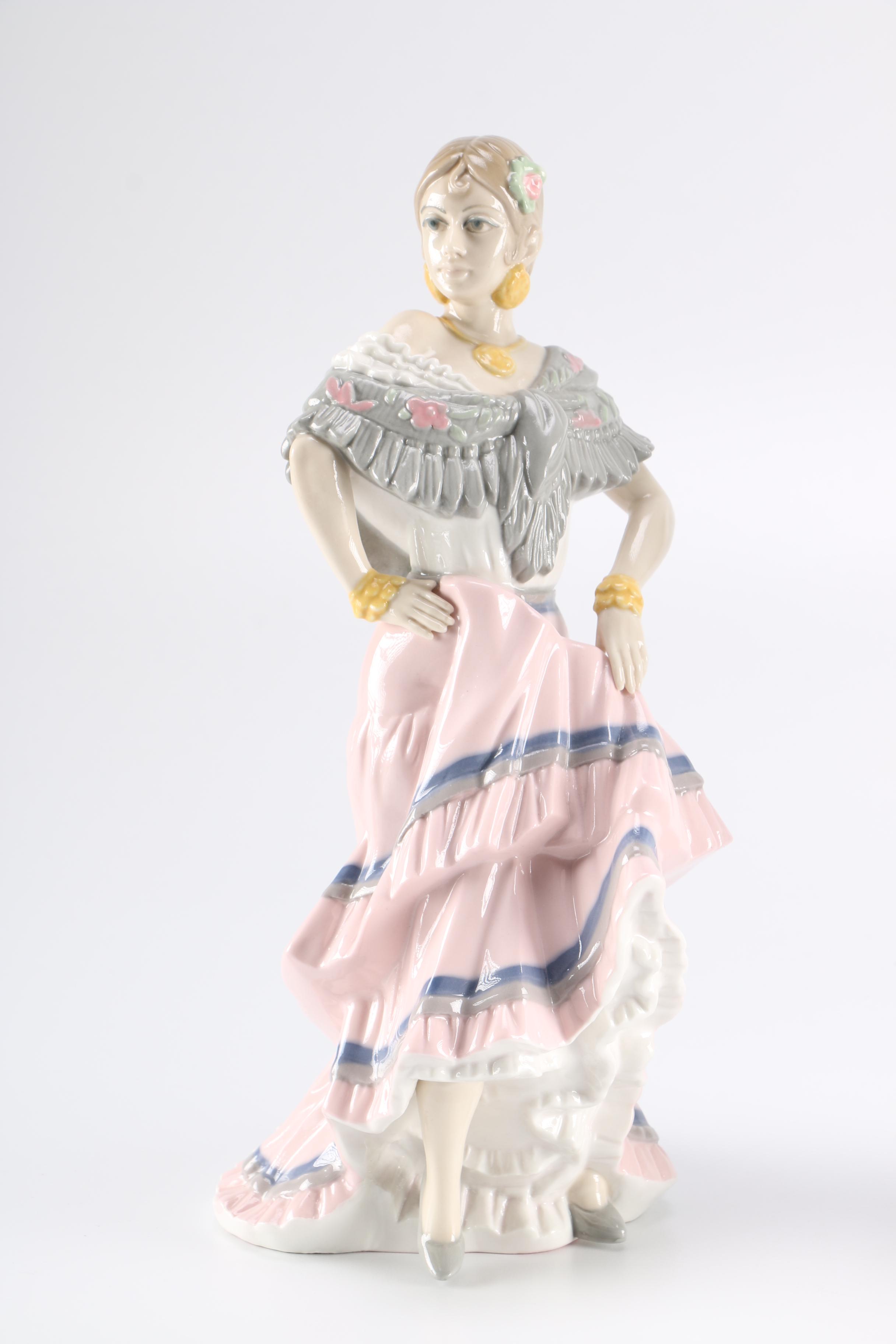 Hamilton Collection "Celebration of Opera" Figurines With Carmen and Figaro