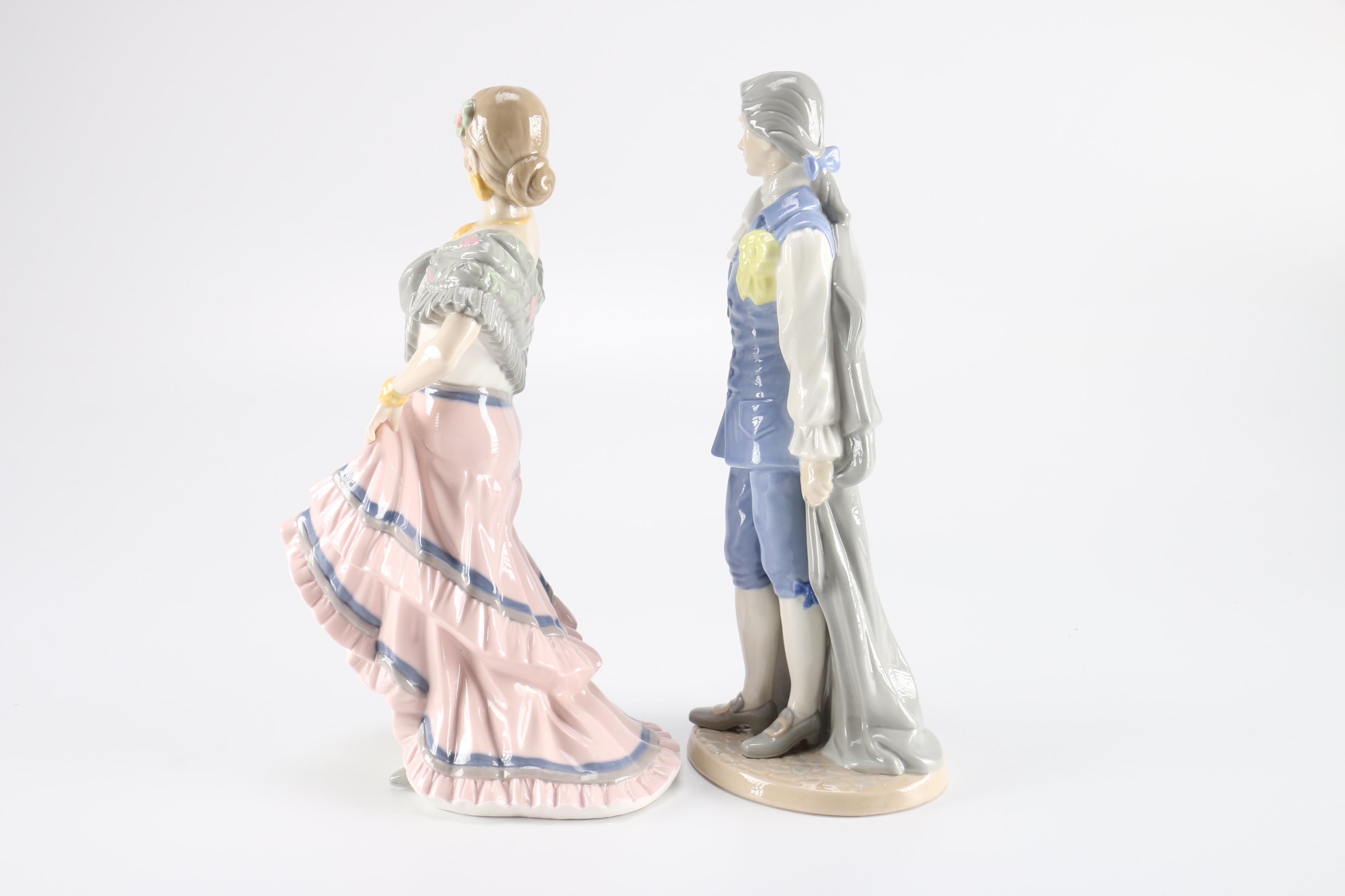 Hamilton Collection "Celebration of Opera" Figurines With Carmen and Figaro
