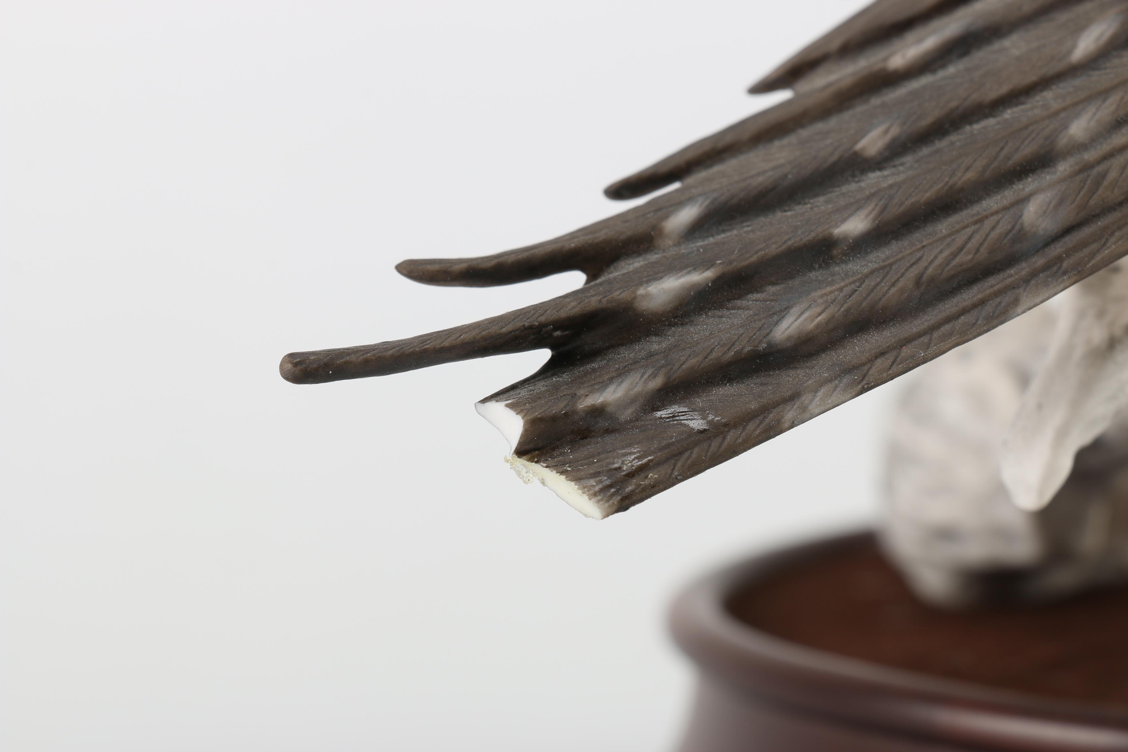 Franklin Mint Porcelain Falcon Figurine