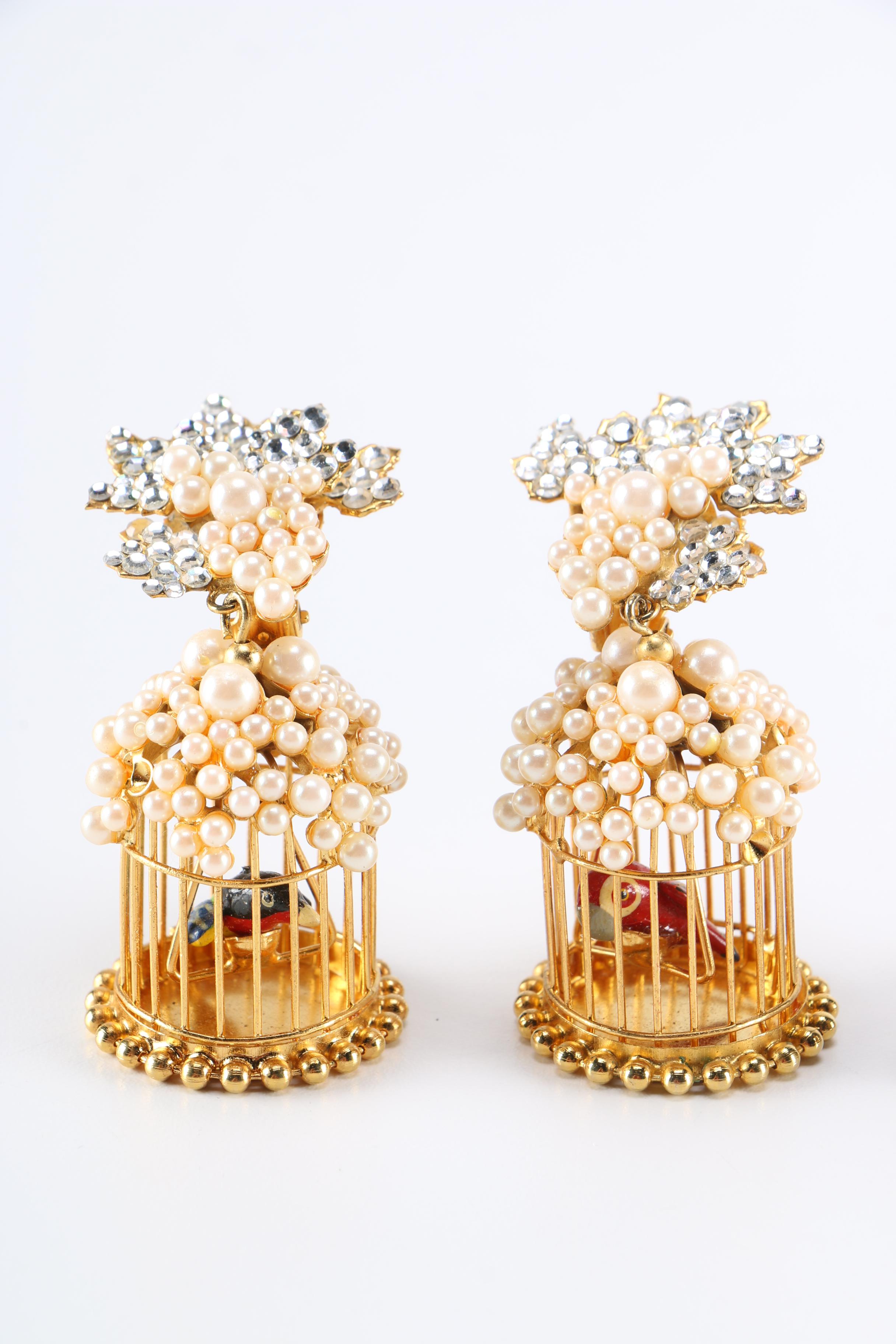 Siman Tu And DeMario Costume Earrings