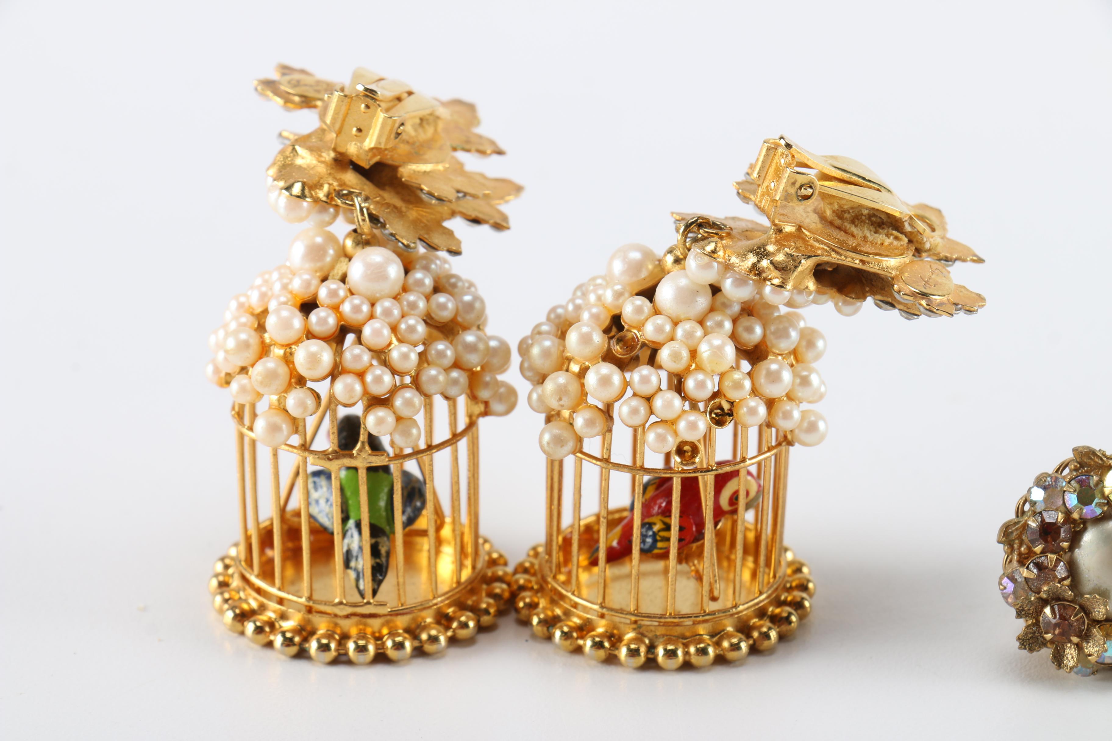 Siman Tu And DeMario Costume Earrings