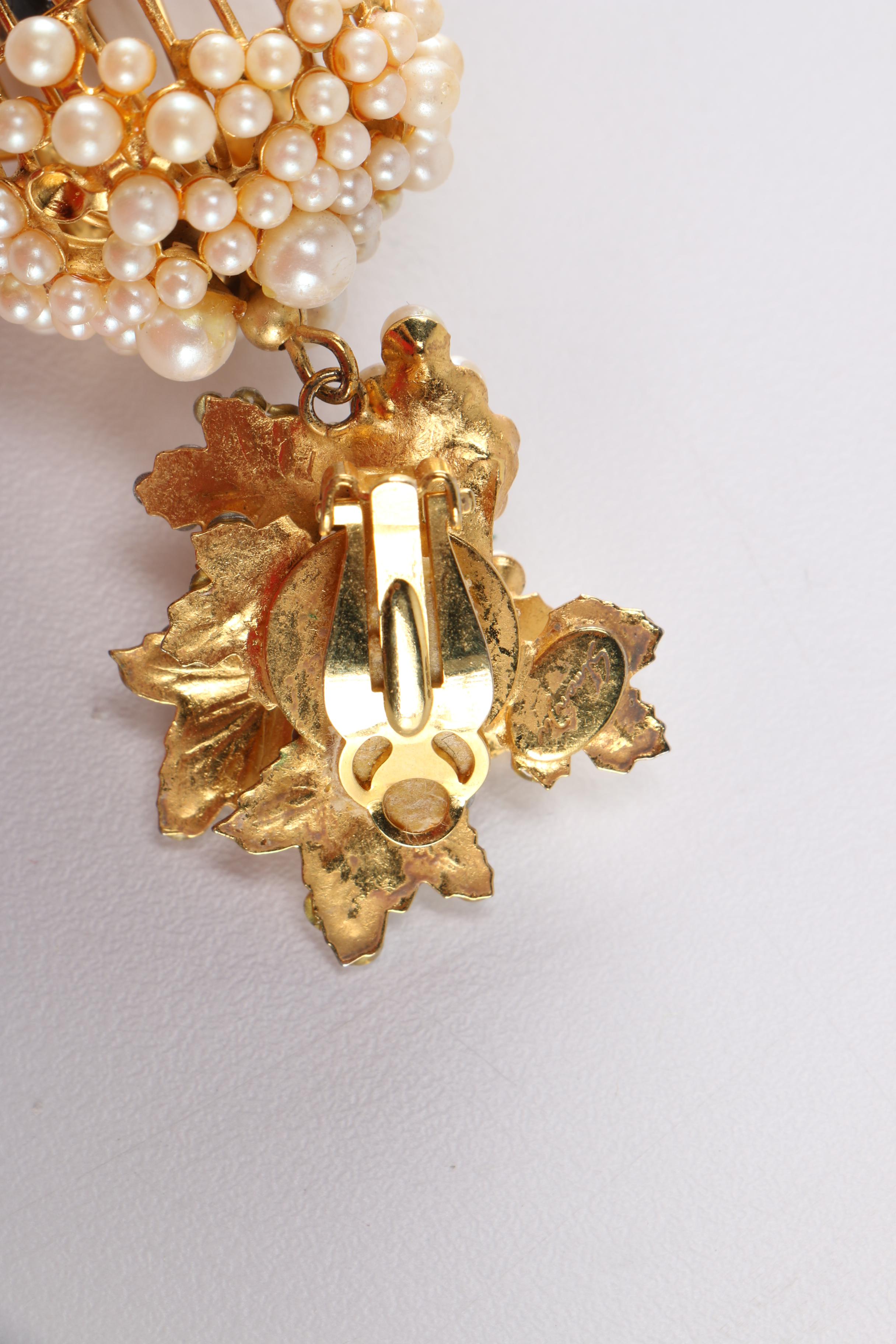 Siman Tu And DeMario Costume Earrings