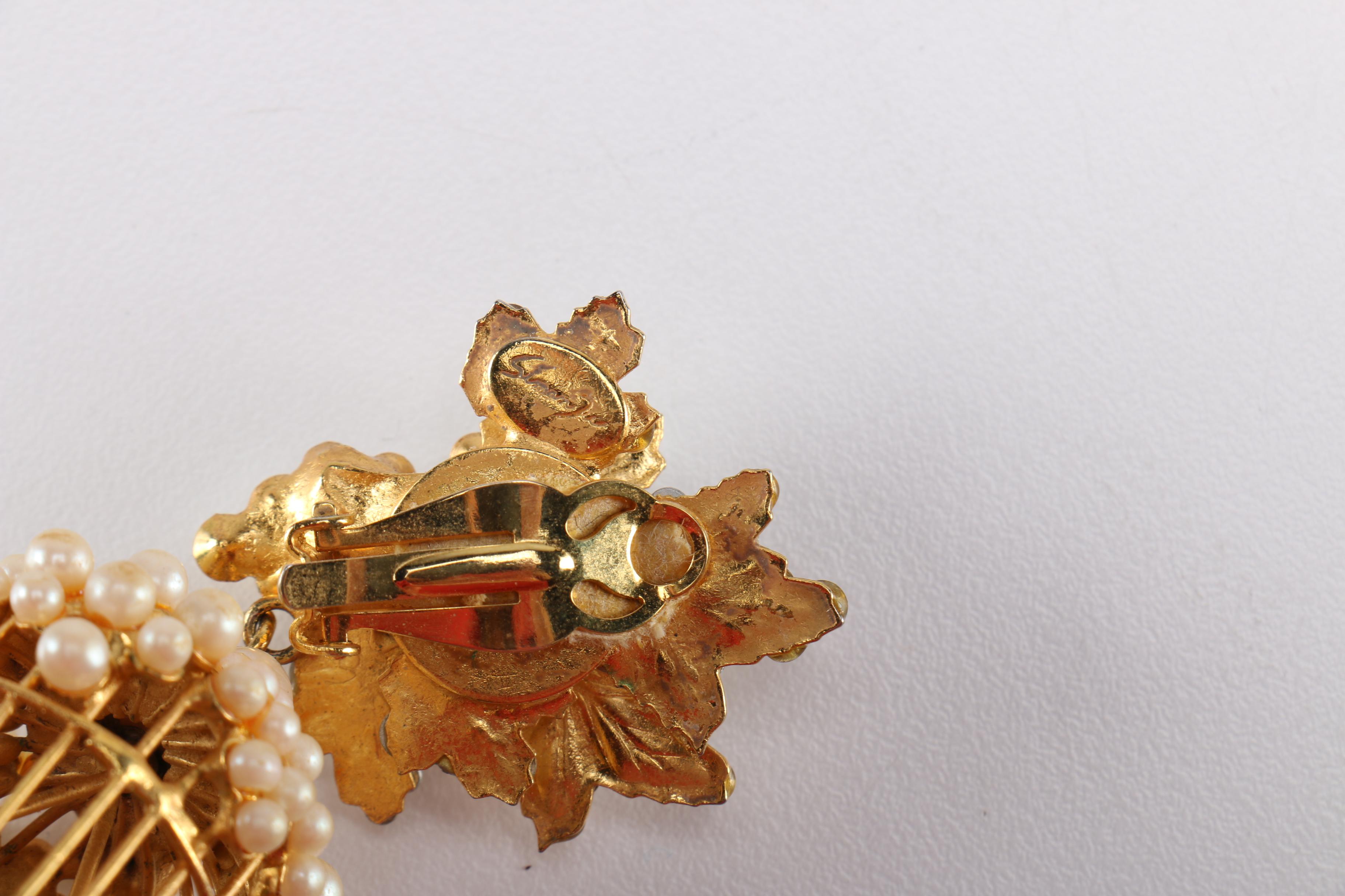 Siman Tu And DeMario Costume Earrings