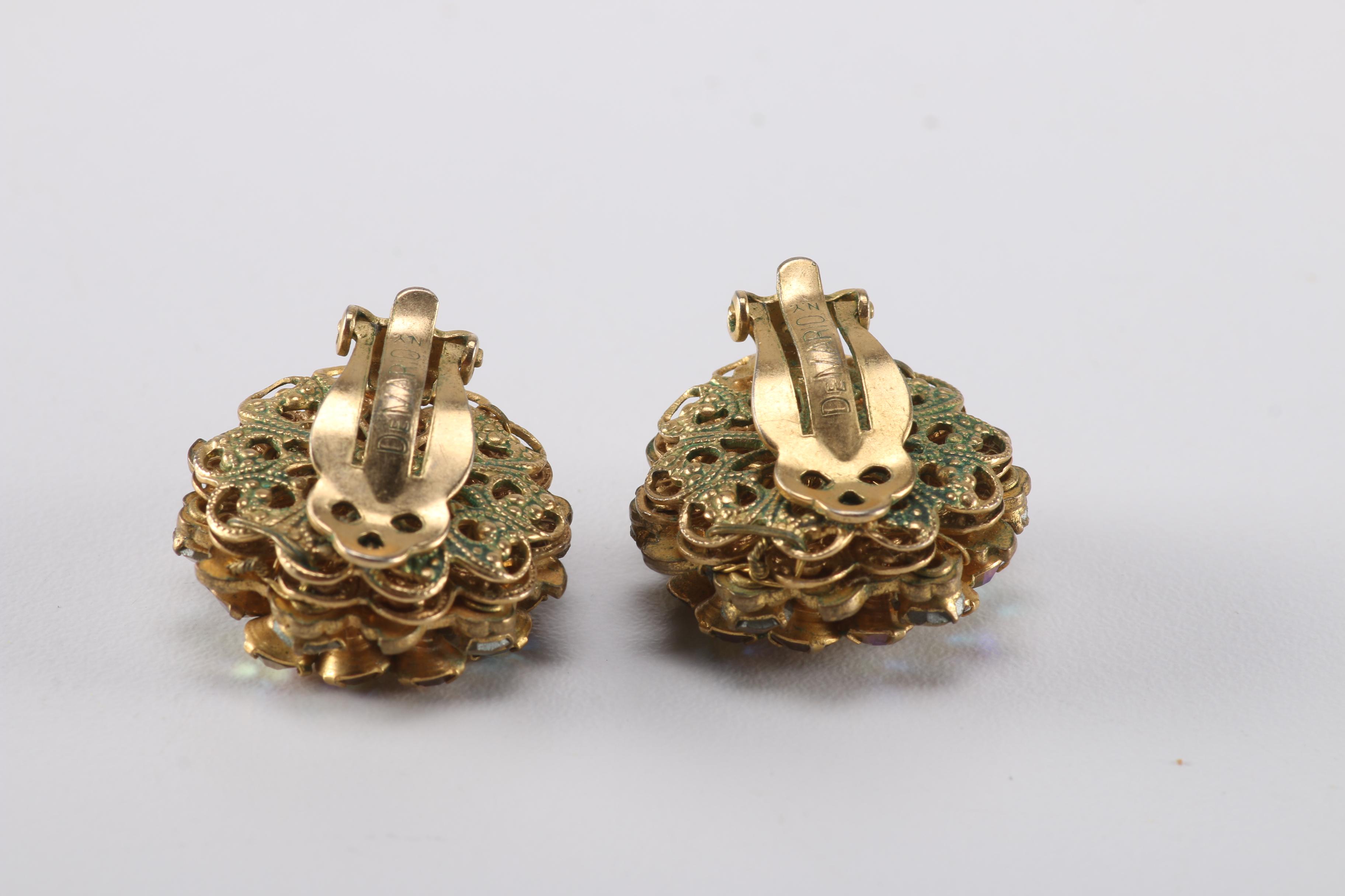 Siman Tu And DeMario Costume Earrings