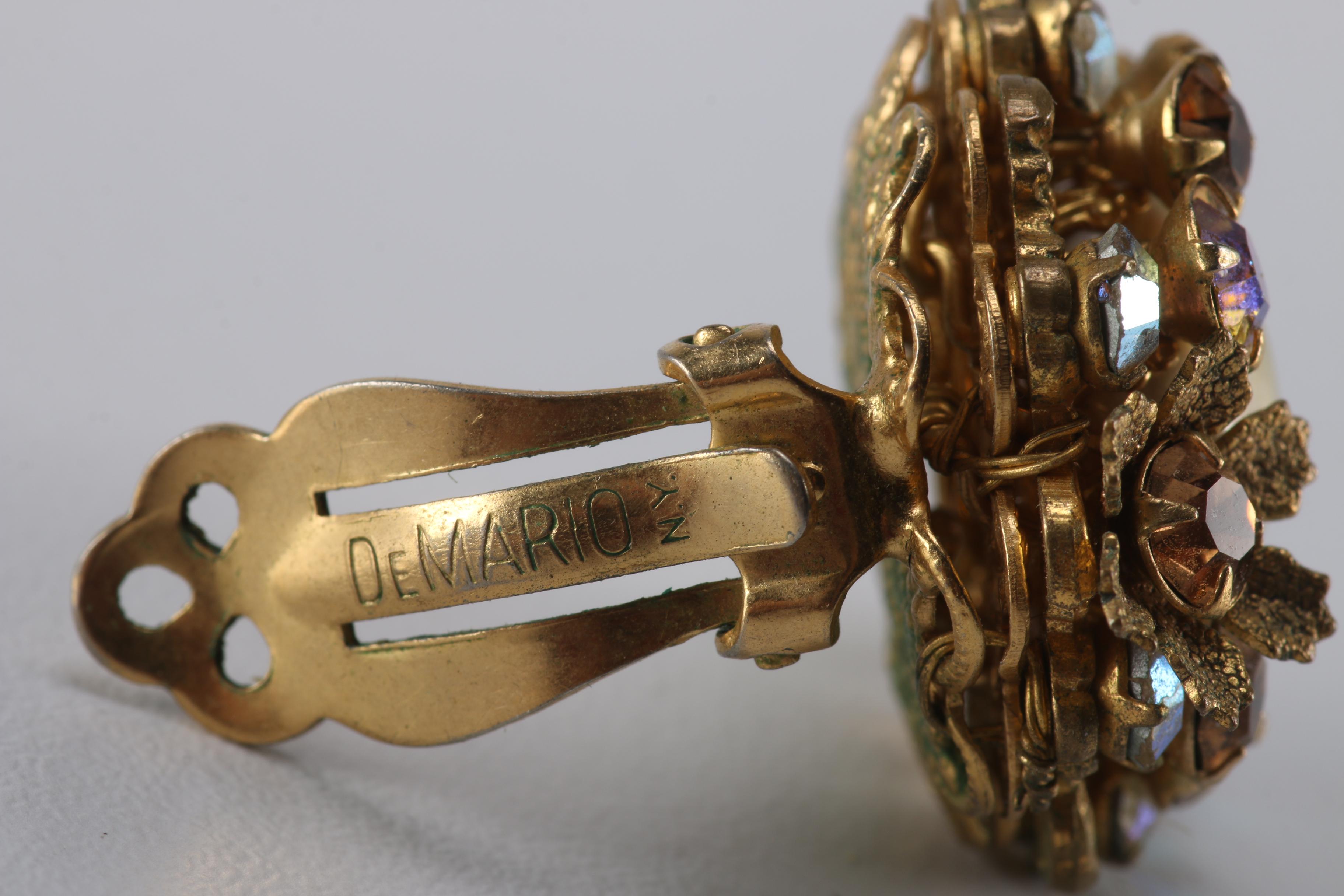 Siman Tu And DeMario Costume Earrings