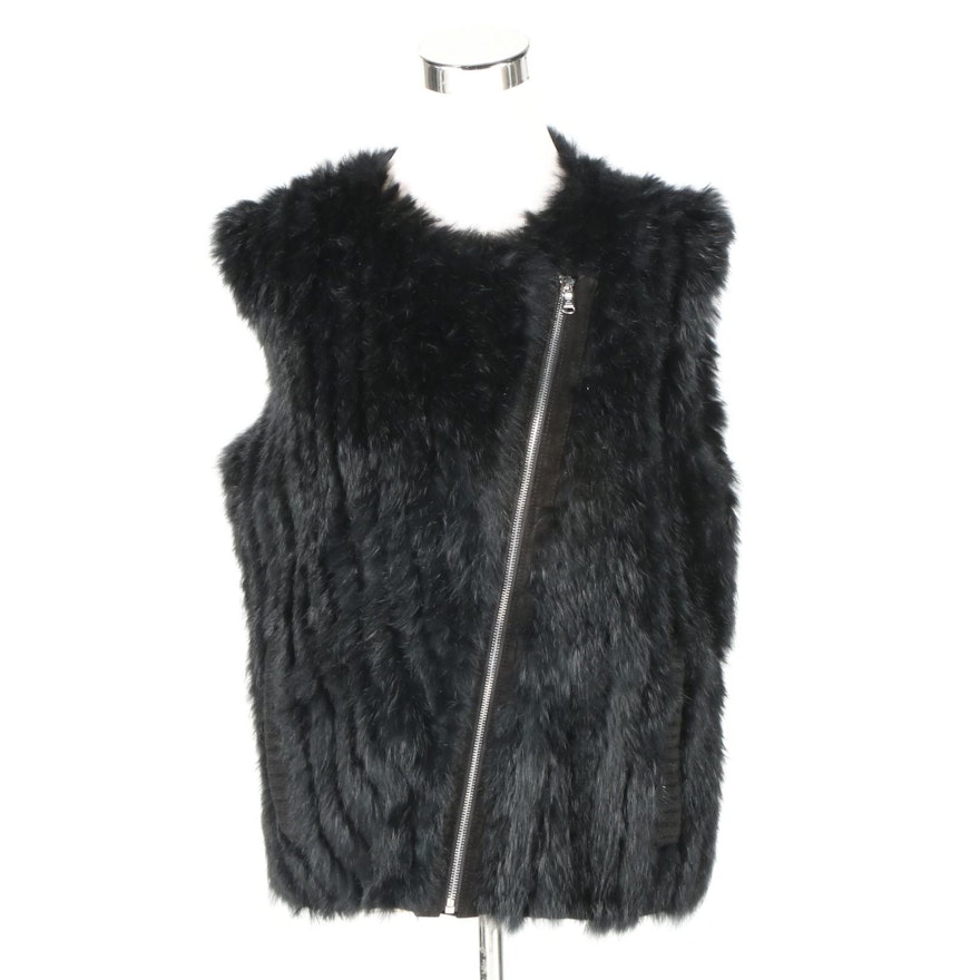 Marc by Marc Jacobs Rabbit Fur Vest