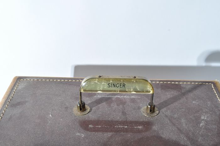 Vintage Green Singer Sewing Machine