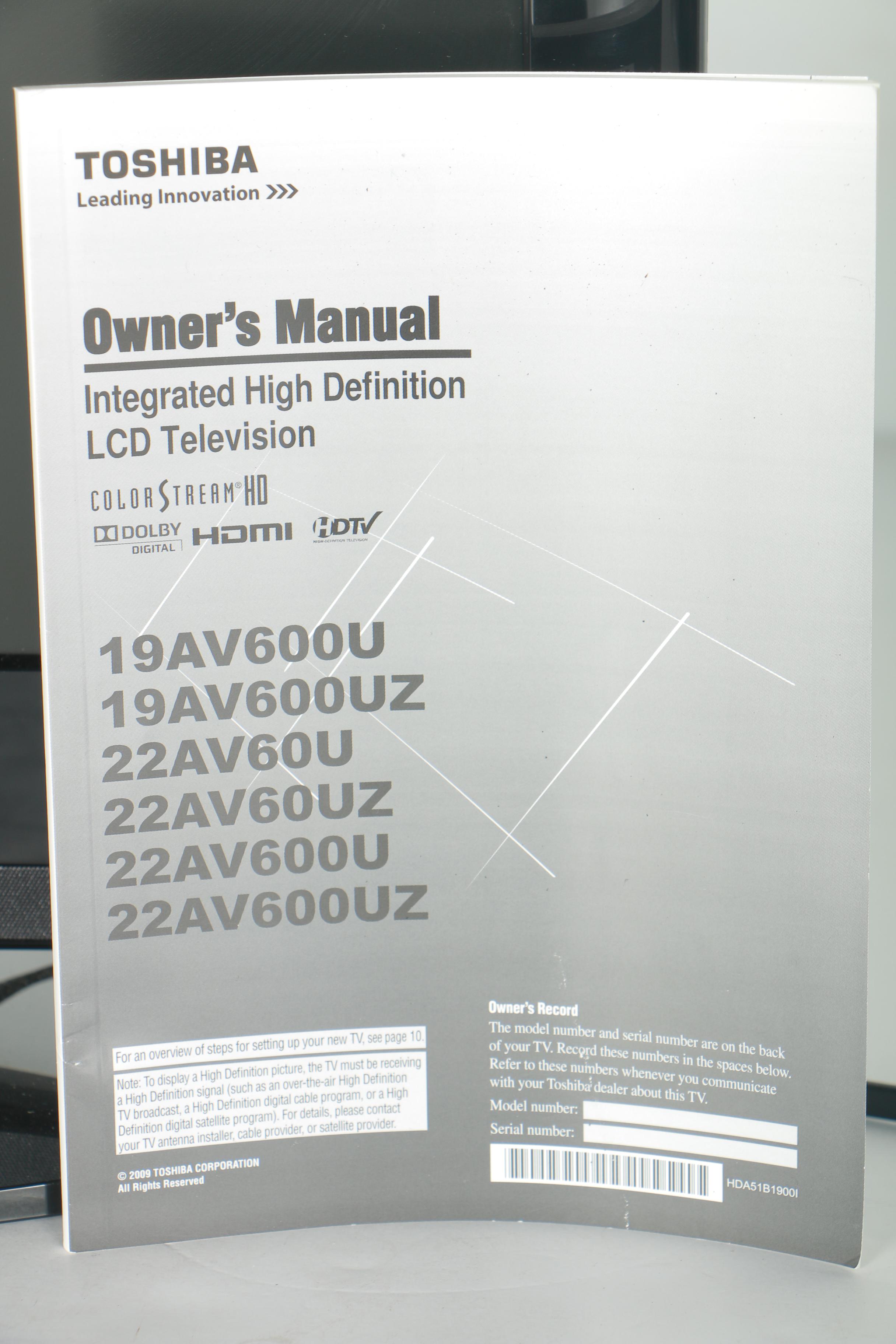 Samsung and Toshiba Flat Screen Televisions