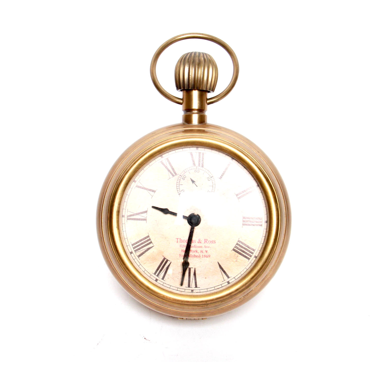 Vintage Thomas & Ross Pocket Watch Clock