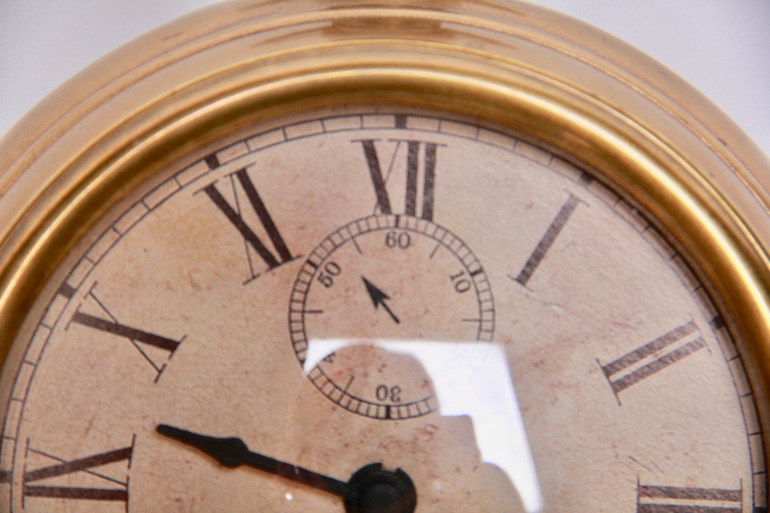 Vintage Thomas & Ross Pocket Watch Clock