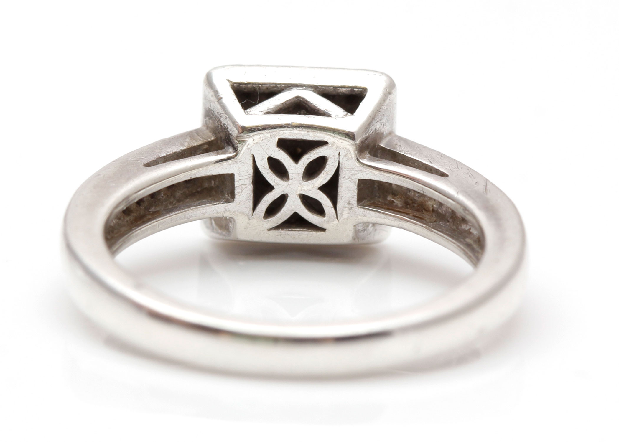 Sterling Silver Diamond Ring