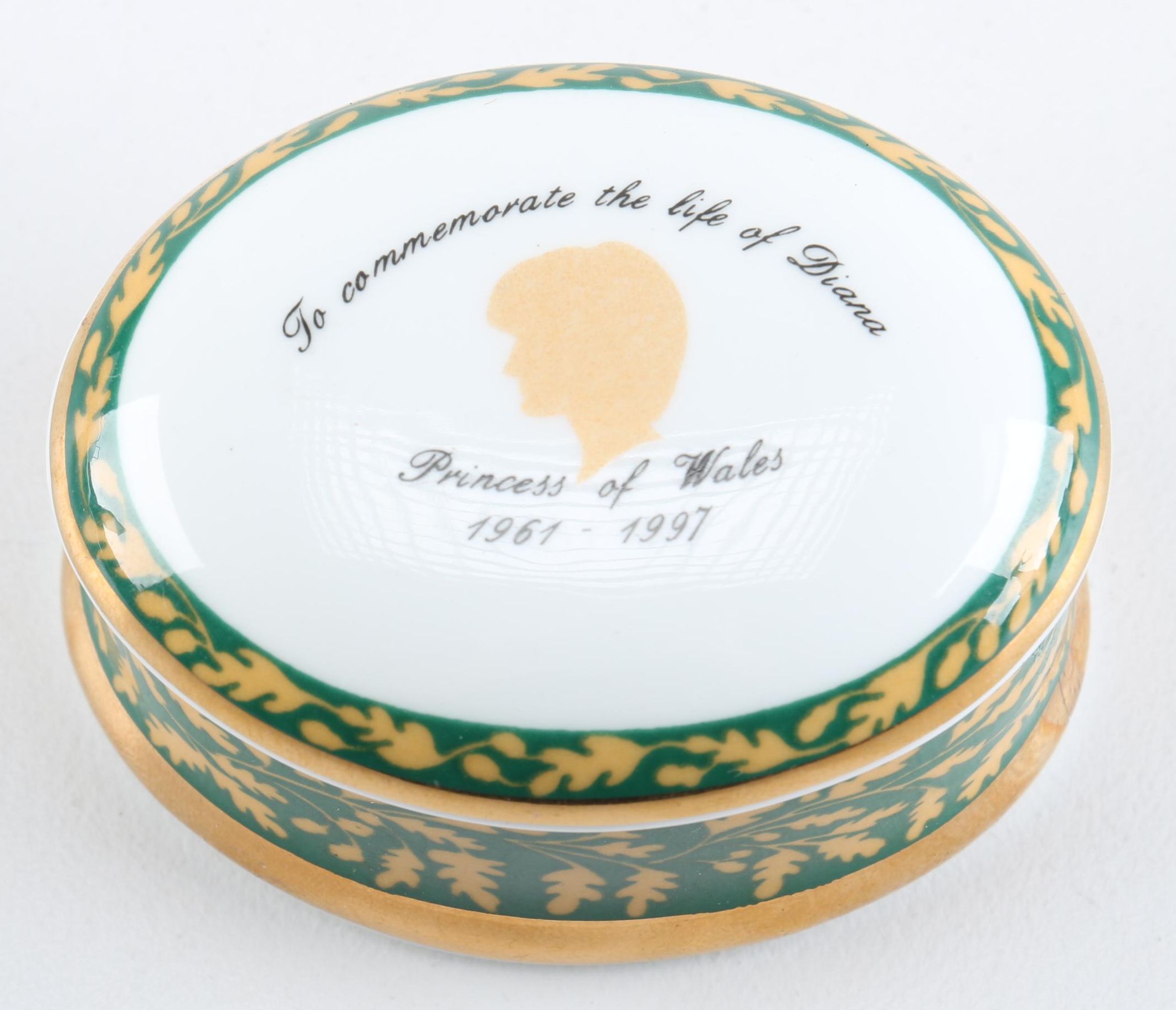 Commemorative Princess Diana Collectible China Pill Boxes