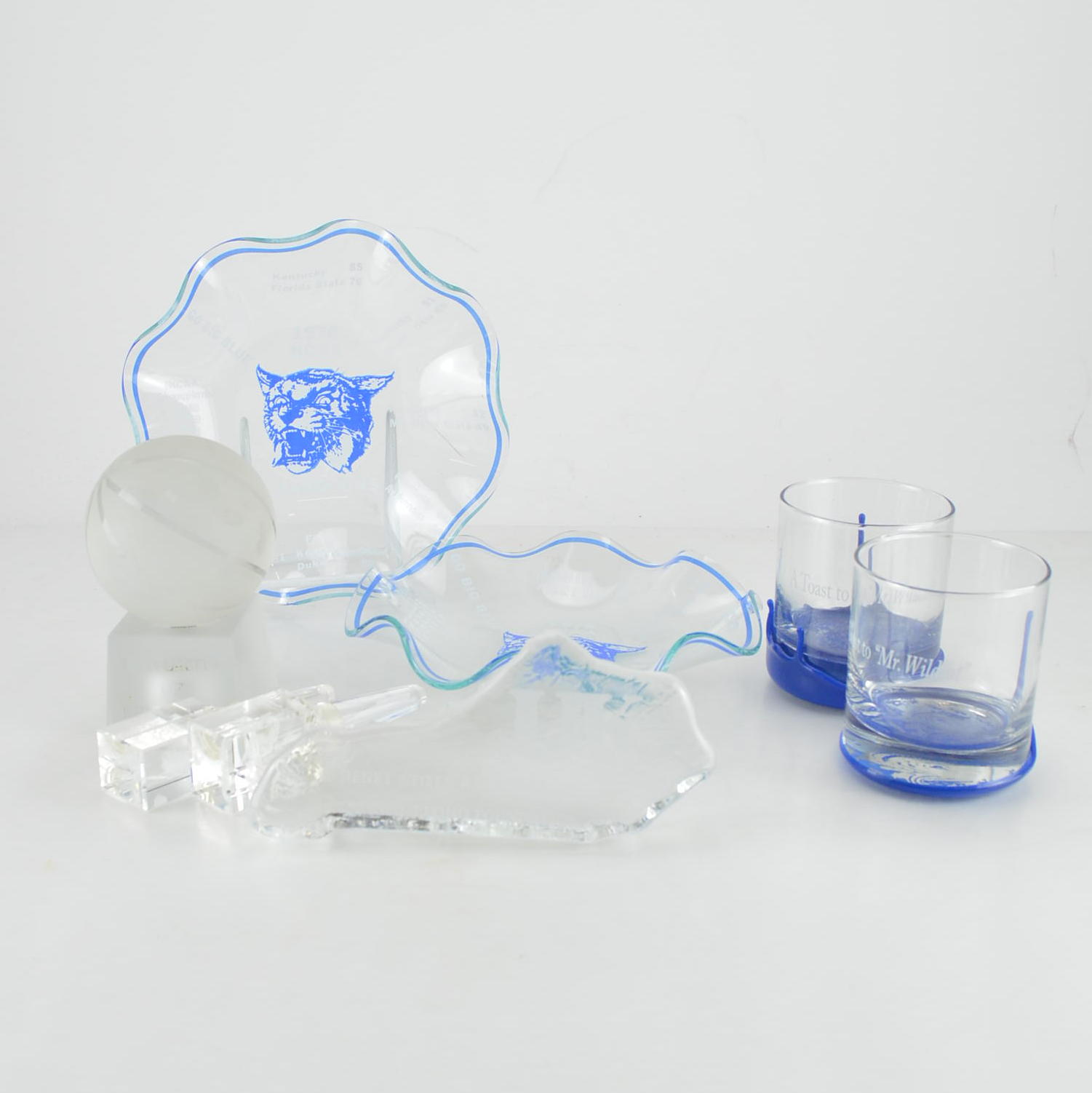 University of Kentucky Glass Collectibles