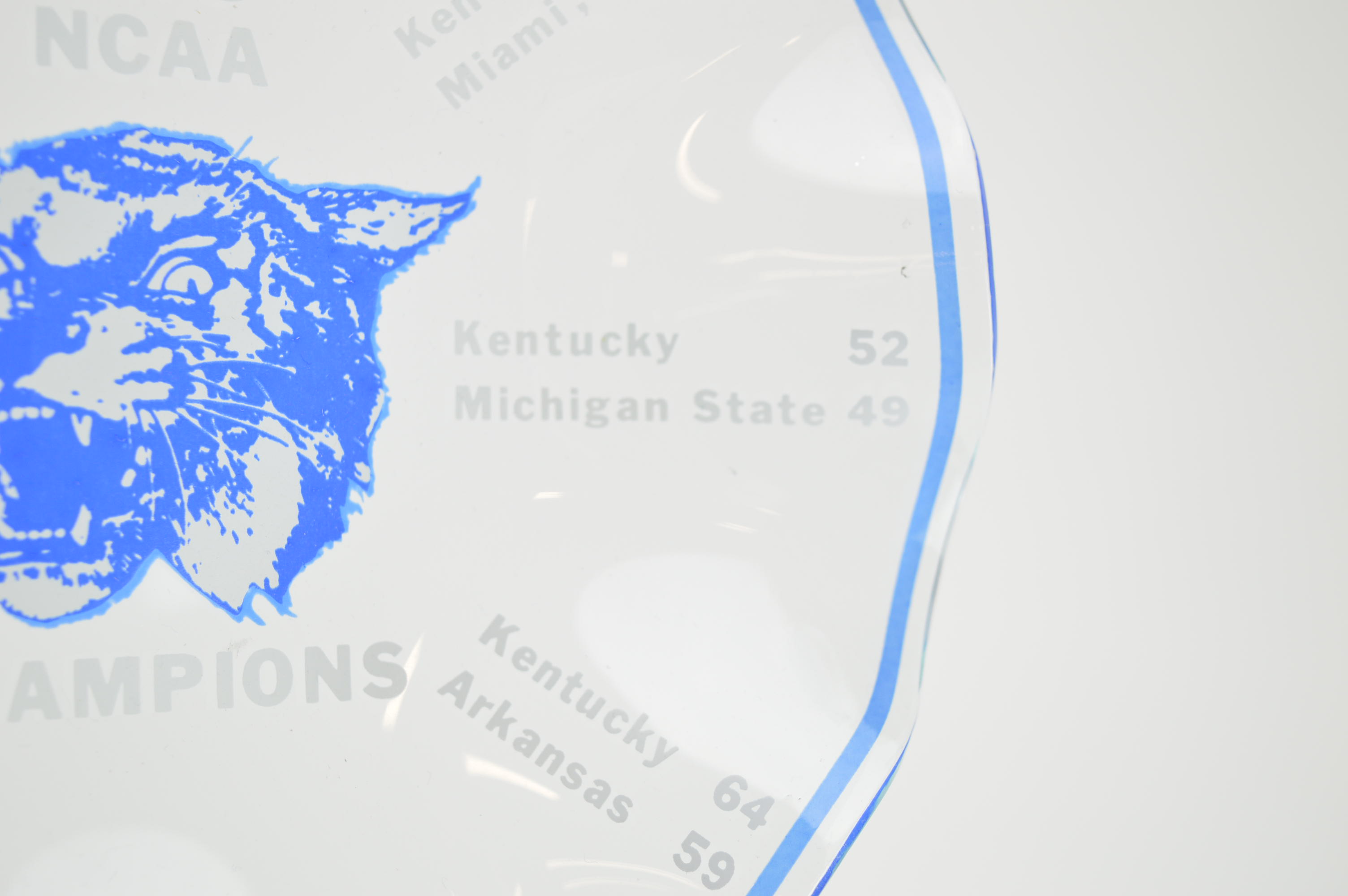 University of Kentucky Glass Collectibles