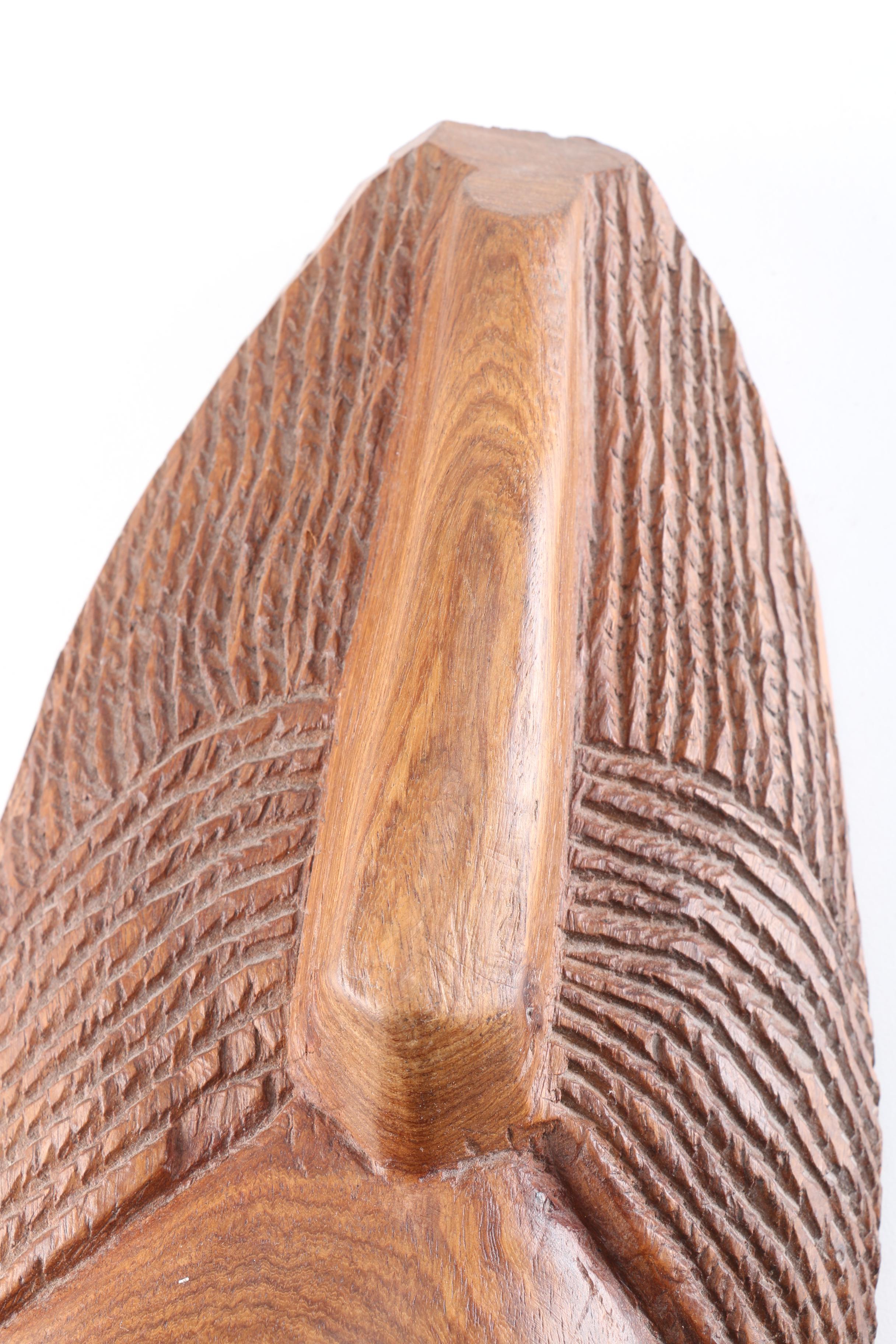 Hand-Carved Wooden Mask