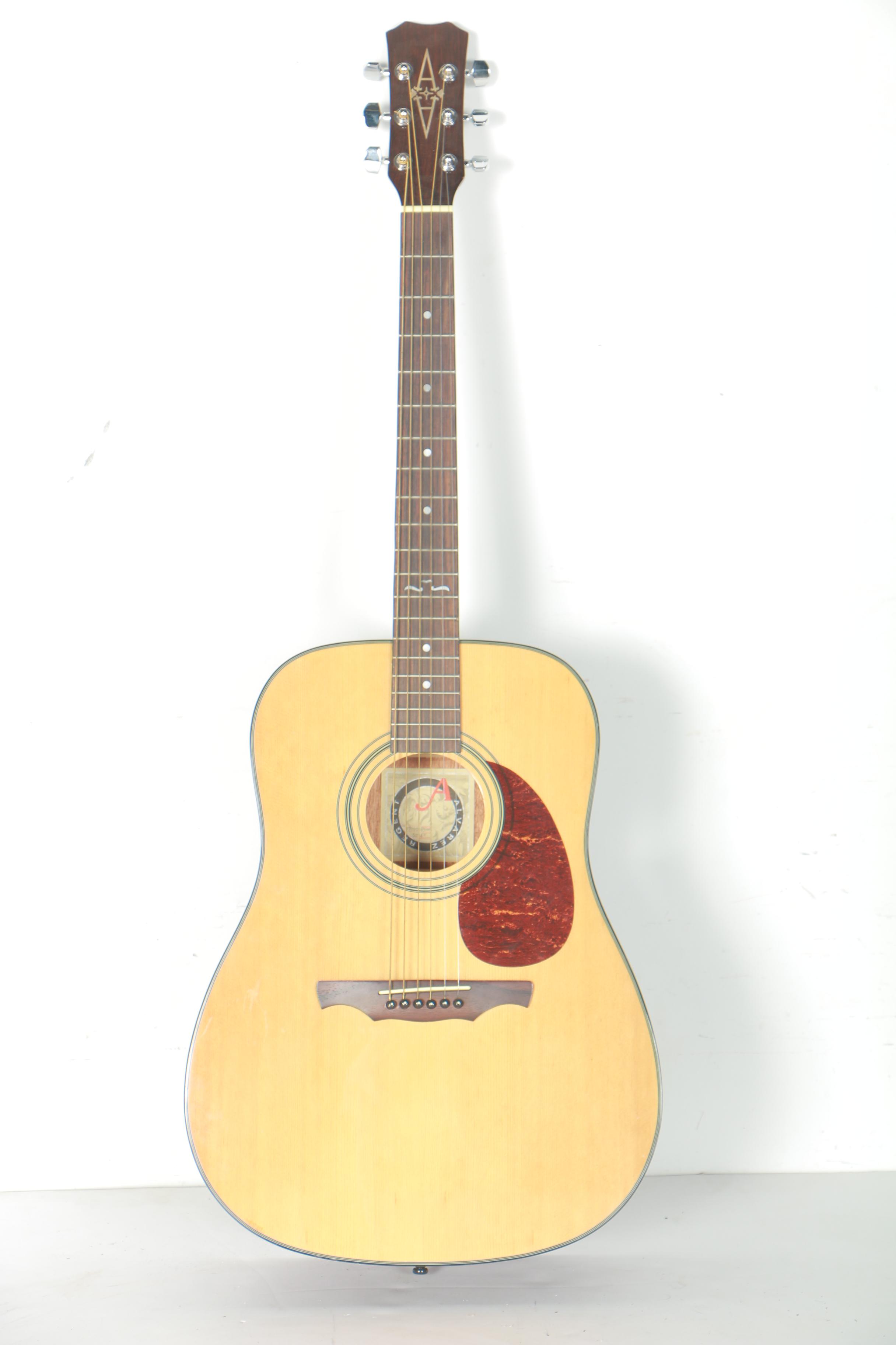 Alvarez Regent Dreadnought Style Acoustic Guitar and Case