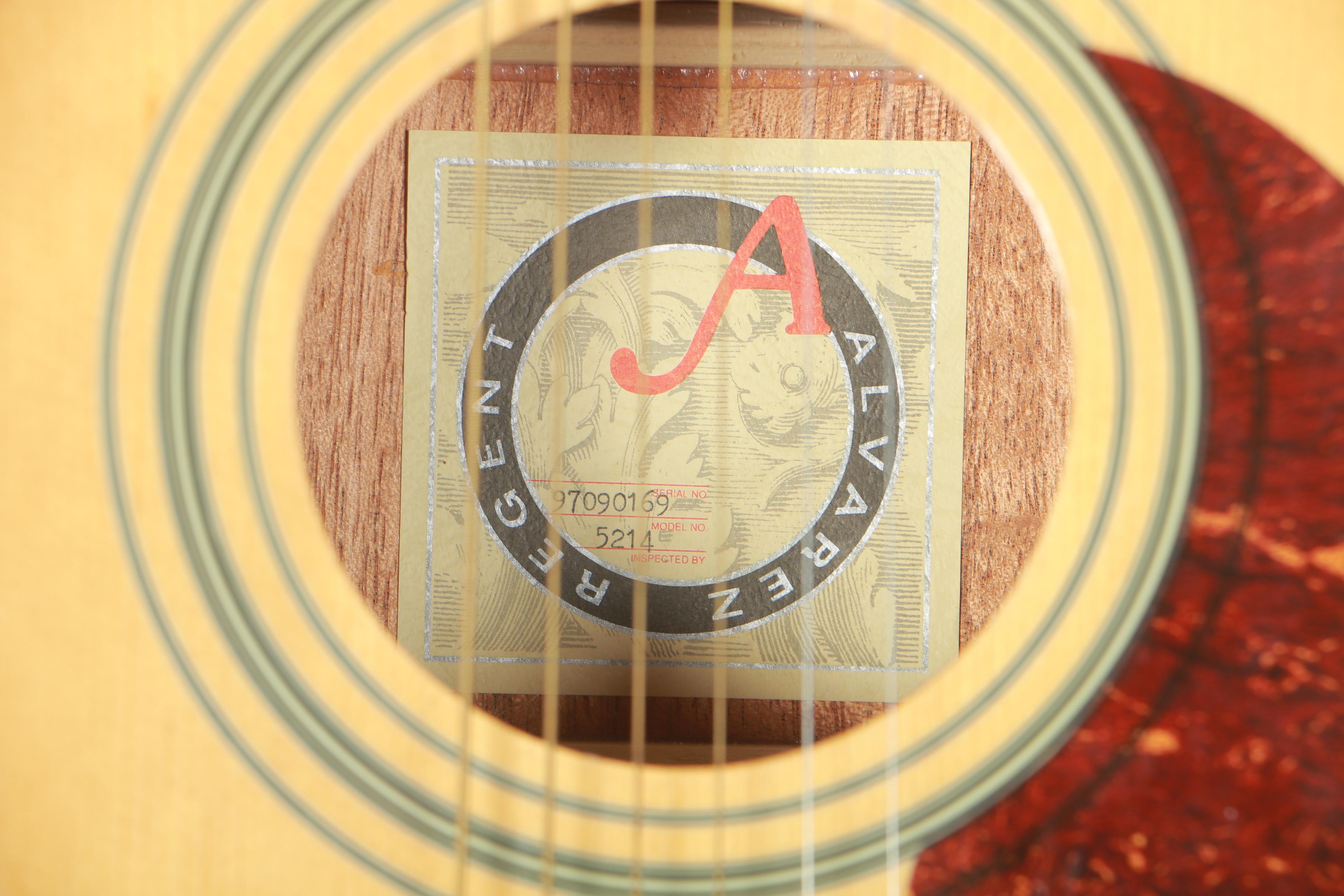 Alvarez Regent Dreadnought Style Acoustic Guitar and Case