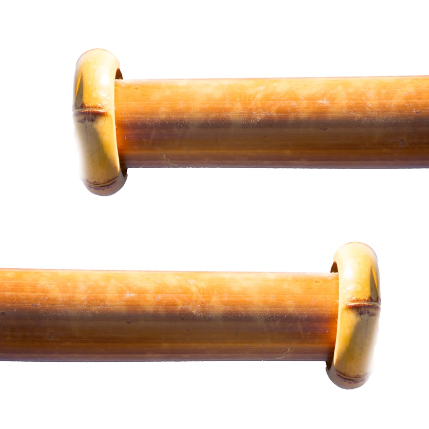 Bamboo Curtain Rods