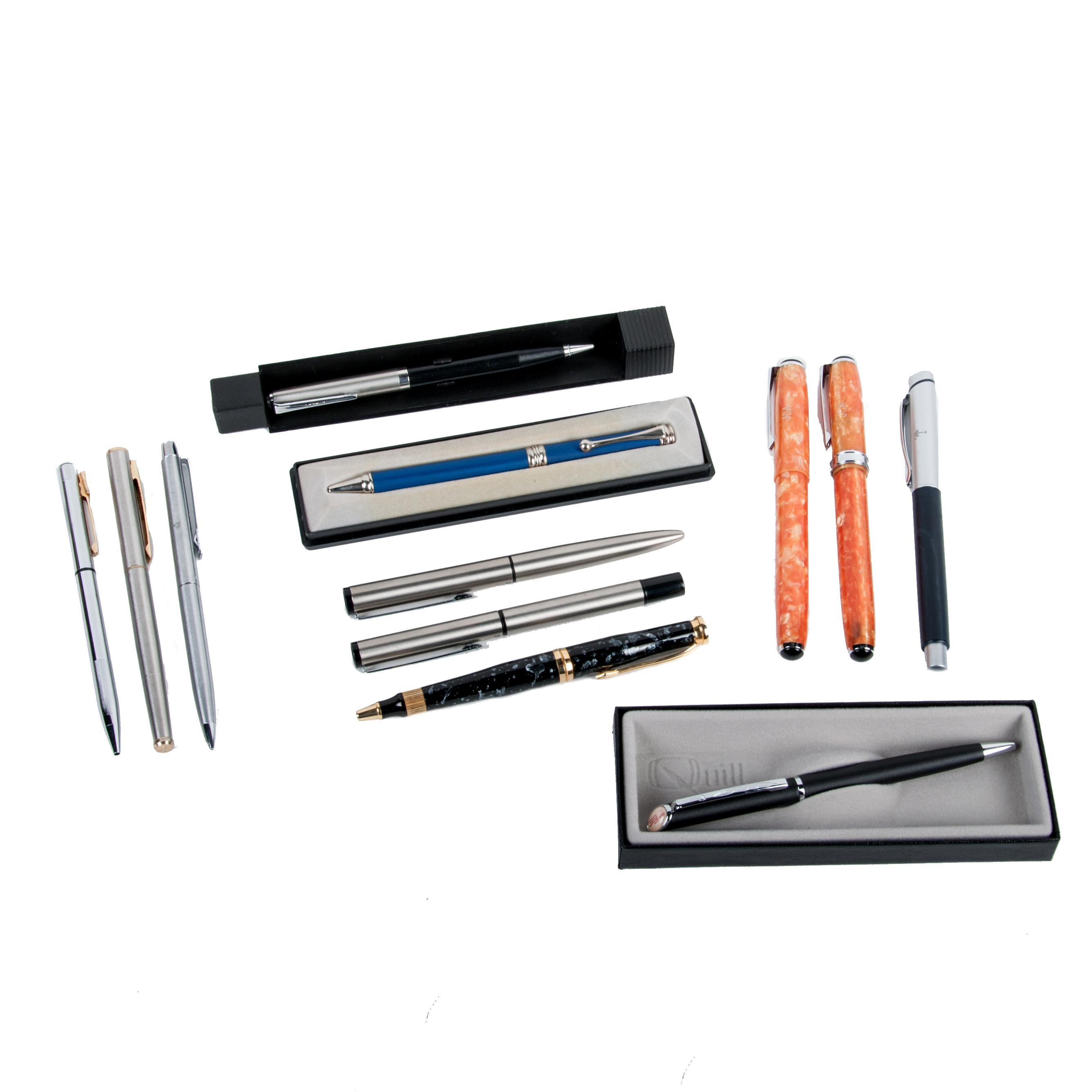 Assortment of Pens and Pencils