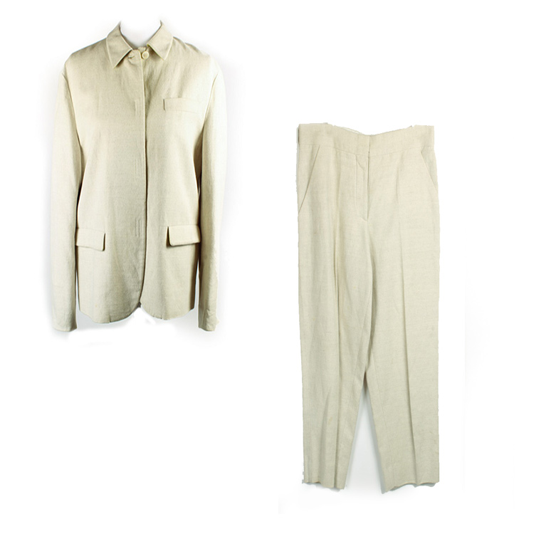 Women's Vintage Beige Suit by Prada