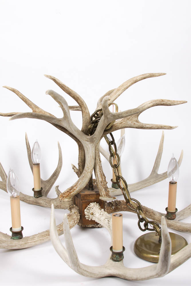Deer Antler Chandelier Light Fixture