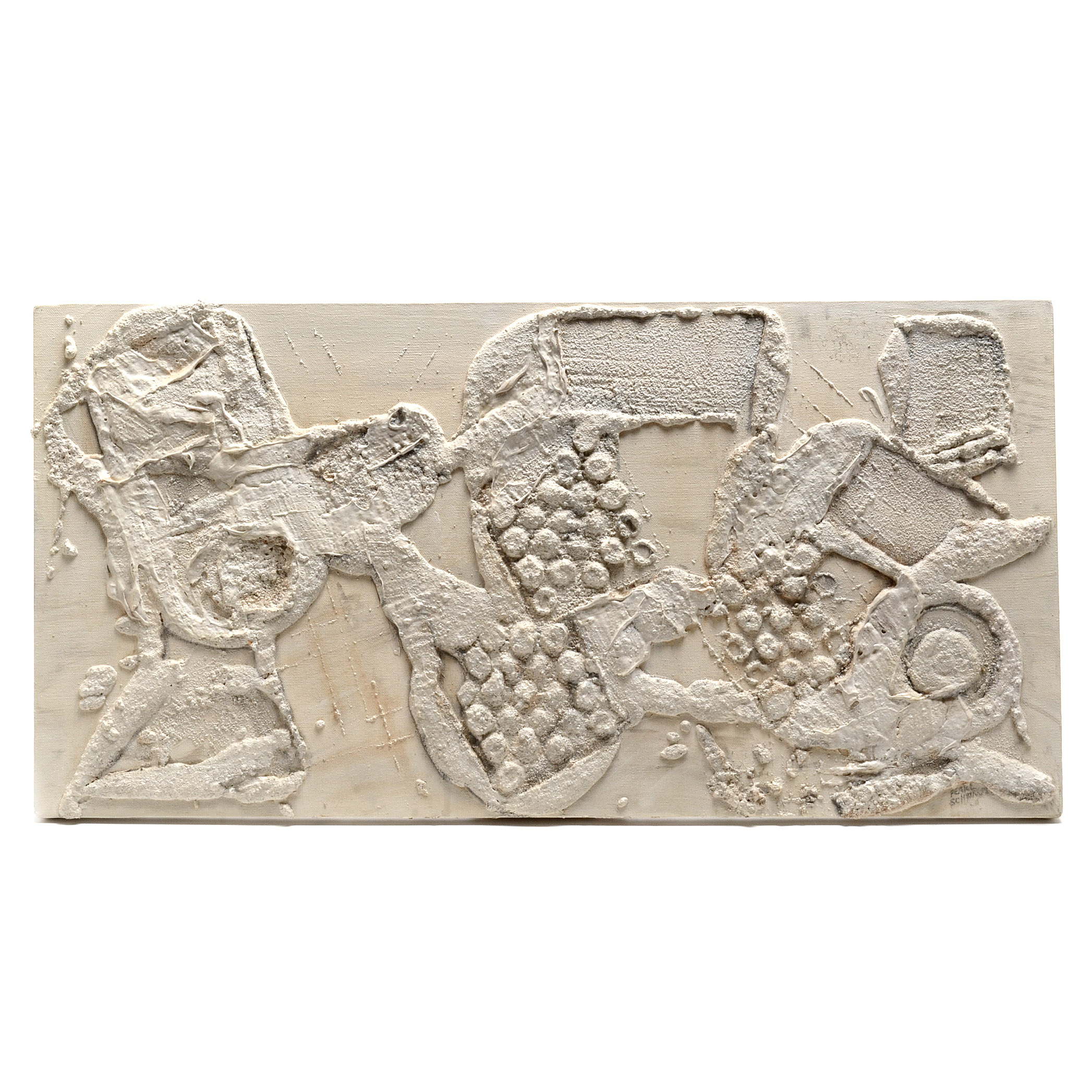 Abstract Textural Painting by Pearl Schwartz