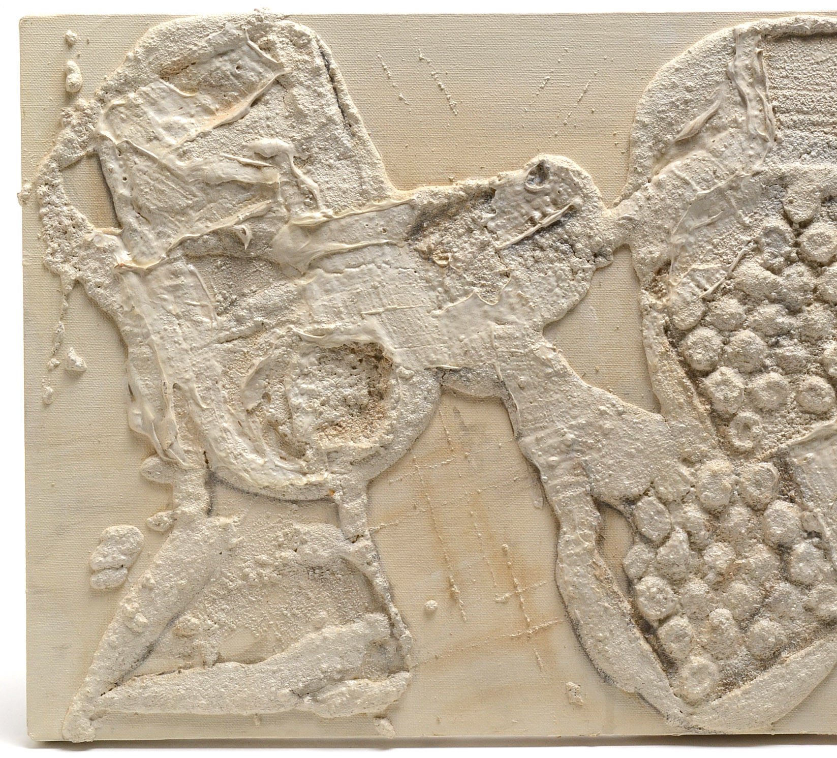 Abstract Textural Painting by Pearl Schwartz