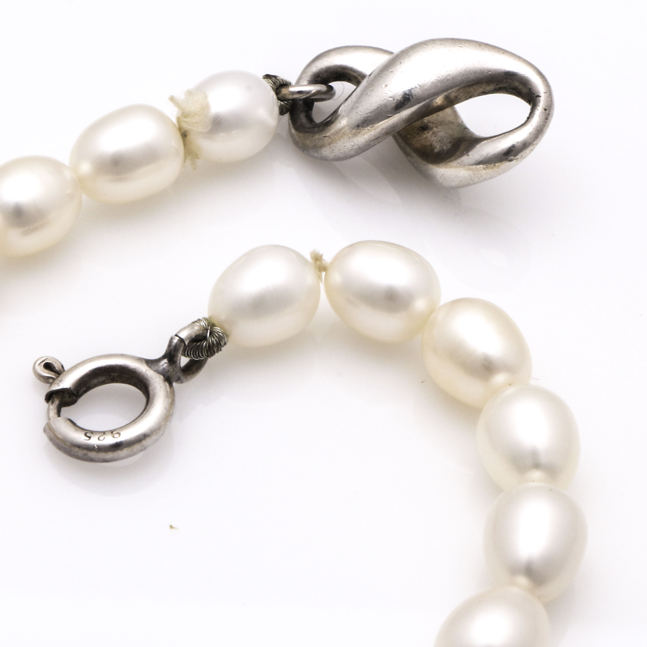 Tiffany & Co. Sterling Silver Pearl Bracelet