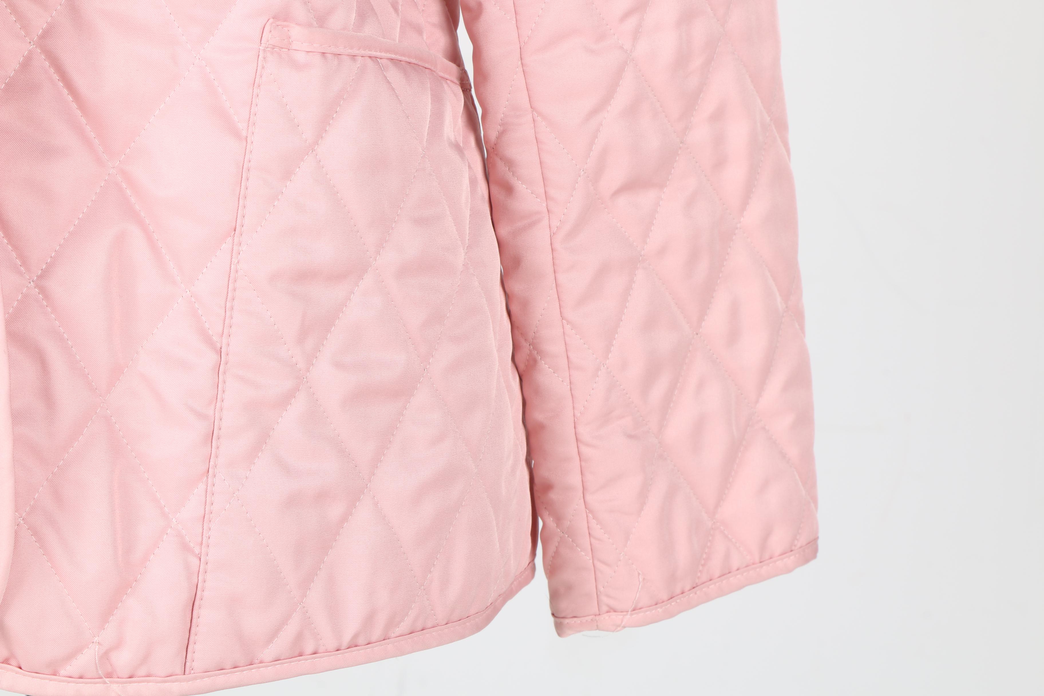 Burberry Pink Quilted Jacket