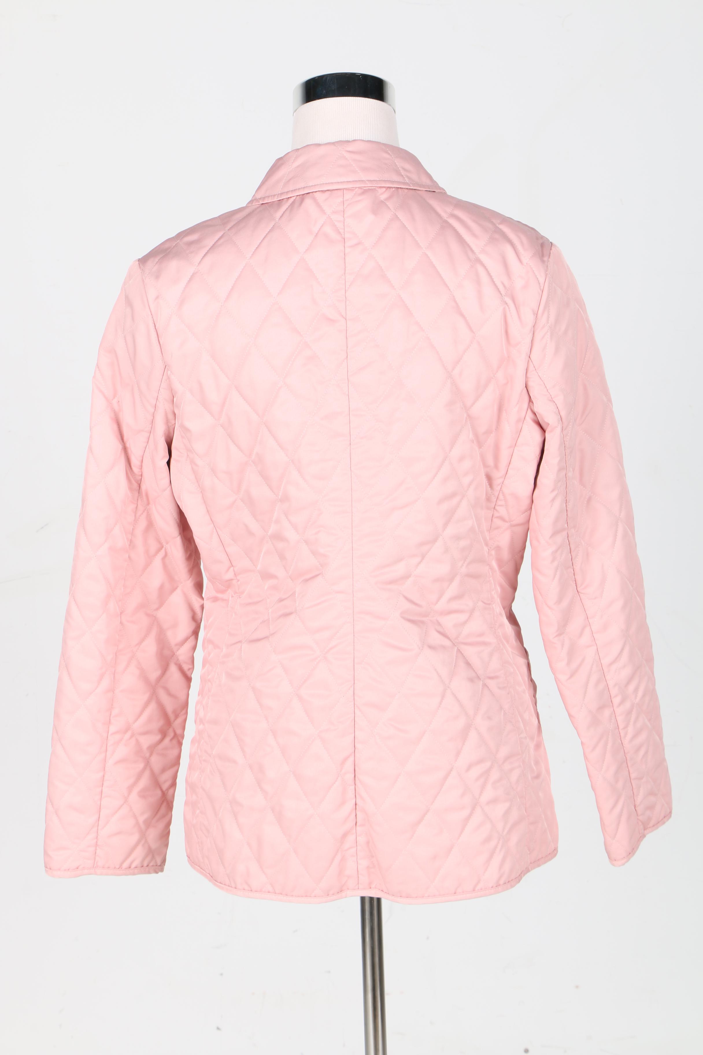 Burberry Pink Quilted Jacket
