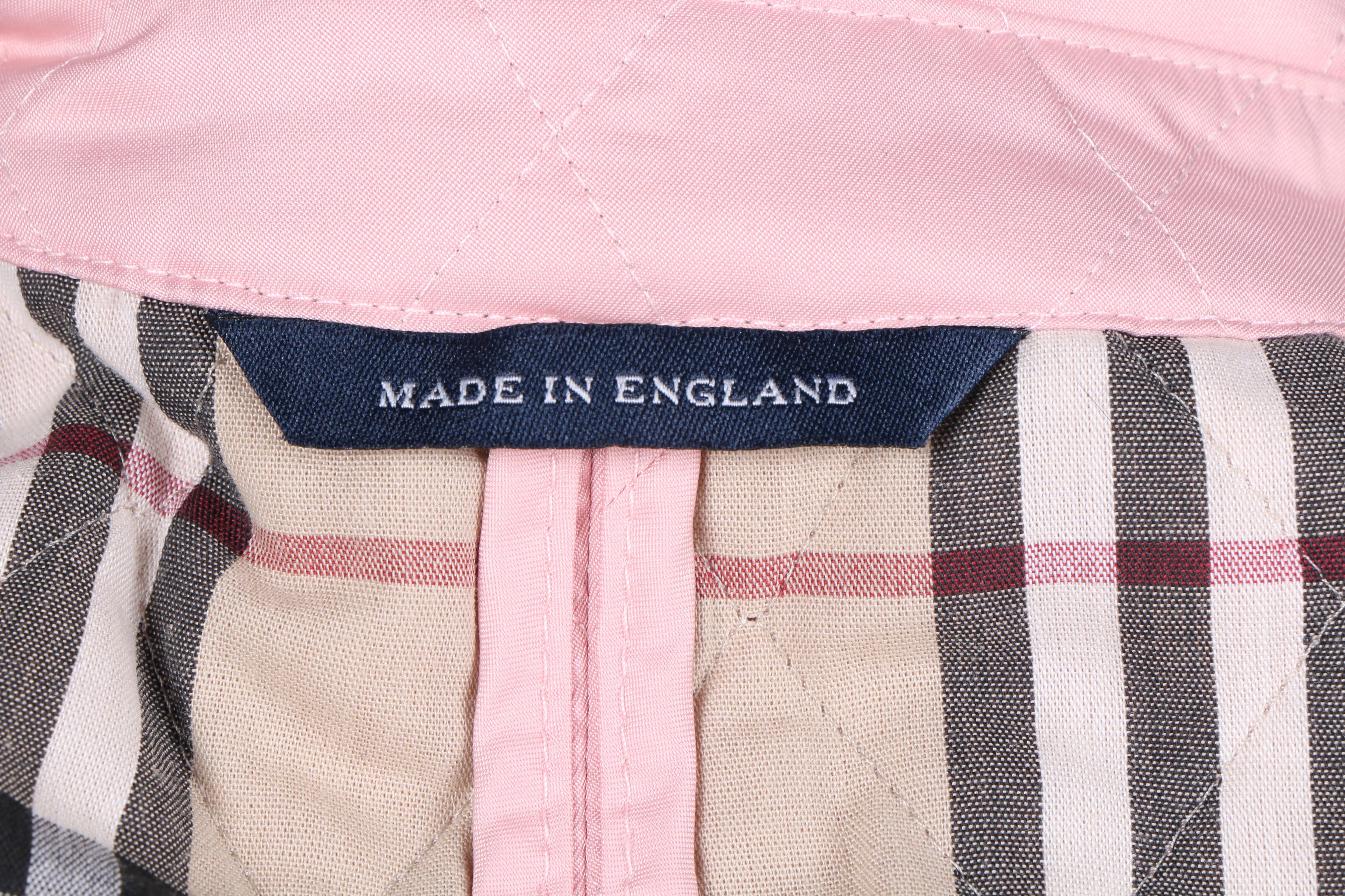 Burberry Pink Quilted Jacket