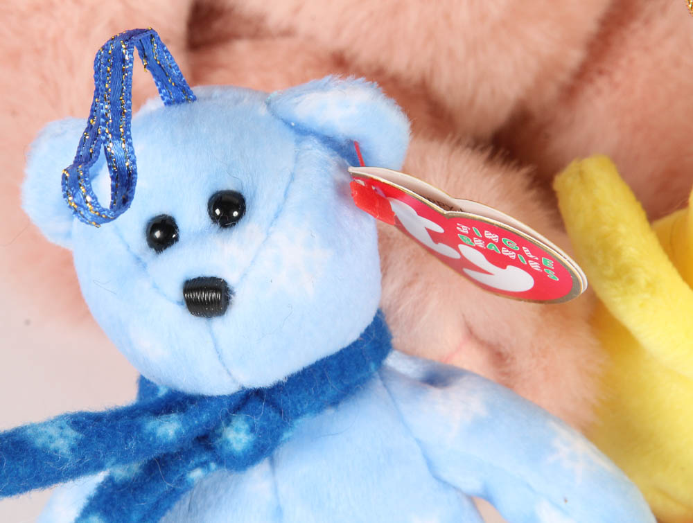 Vintage Picture Record and Stuffed Toys