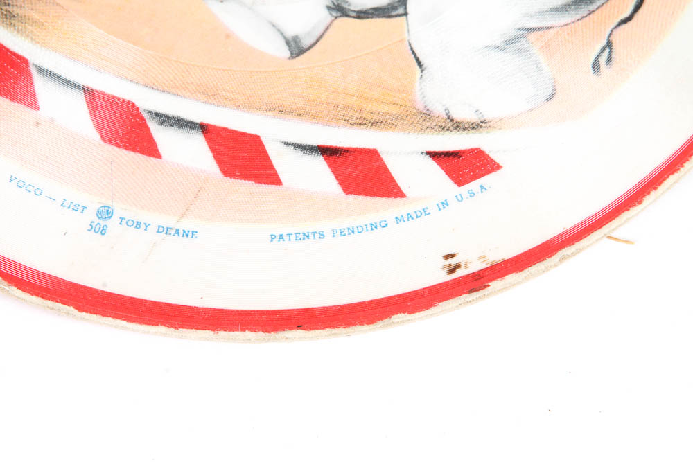 Vintage Picture Record and Stuffed Toys