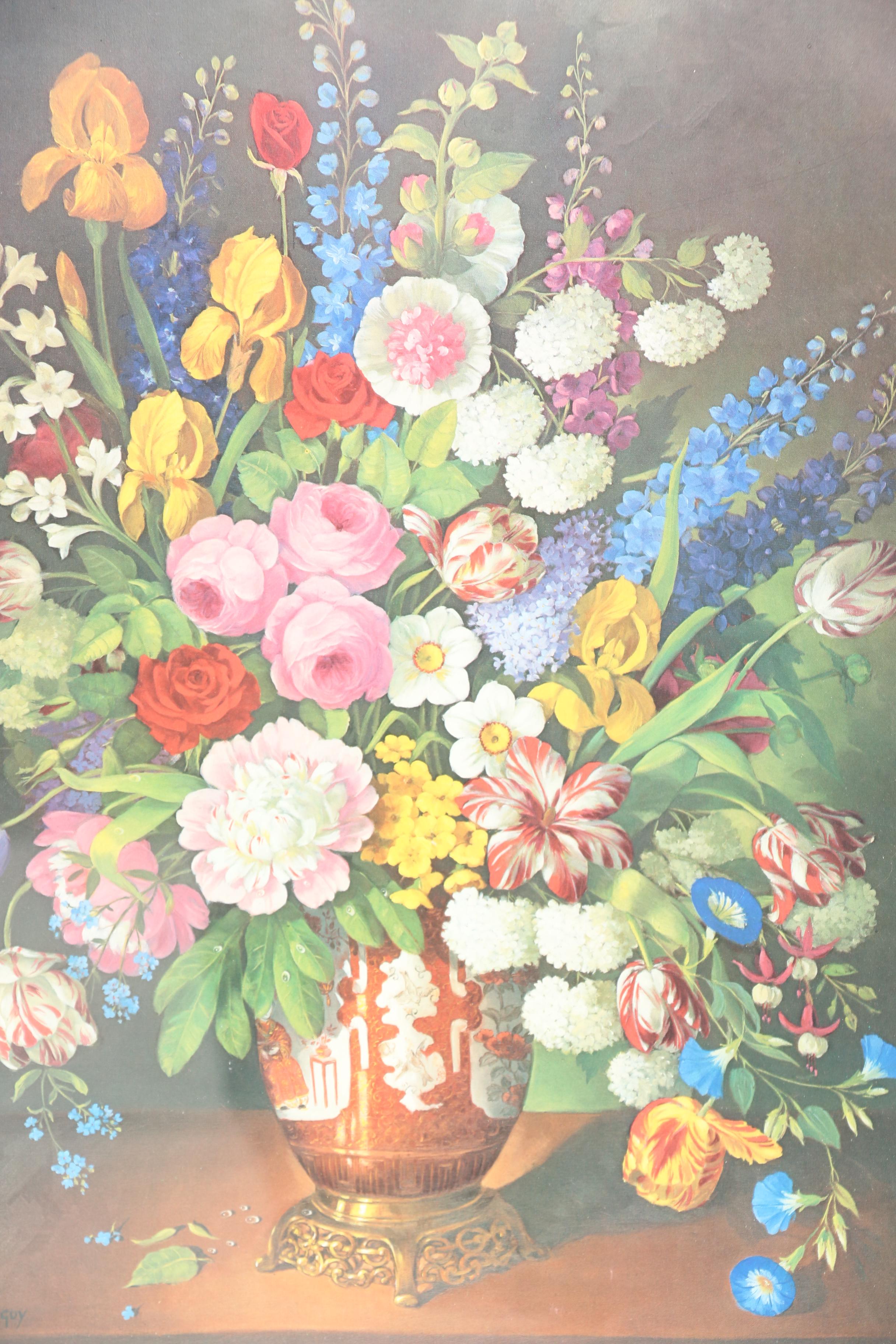 1980 Offset Lithograph Poster for Rolland Tanguy Exhibition