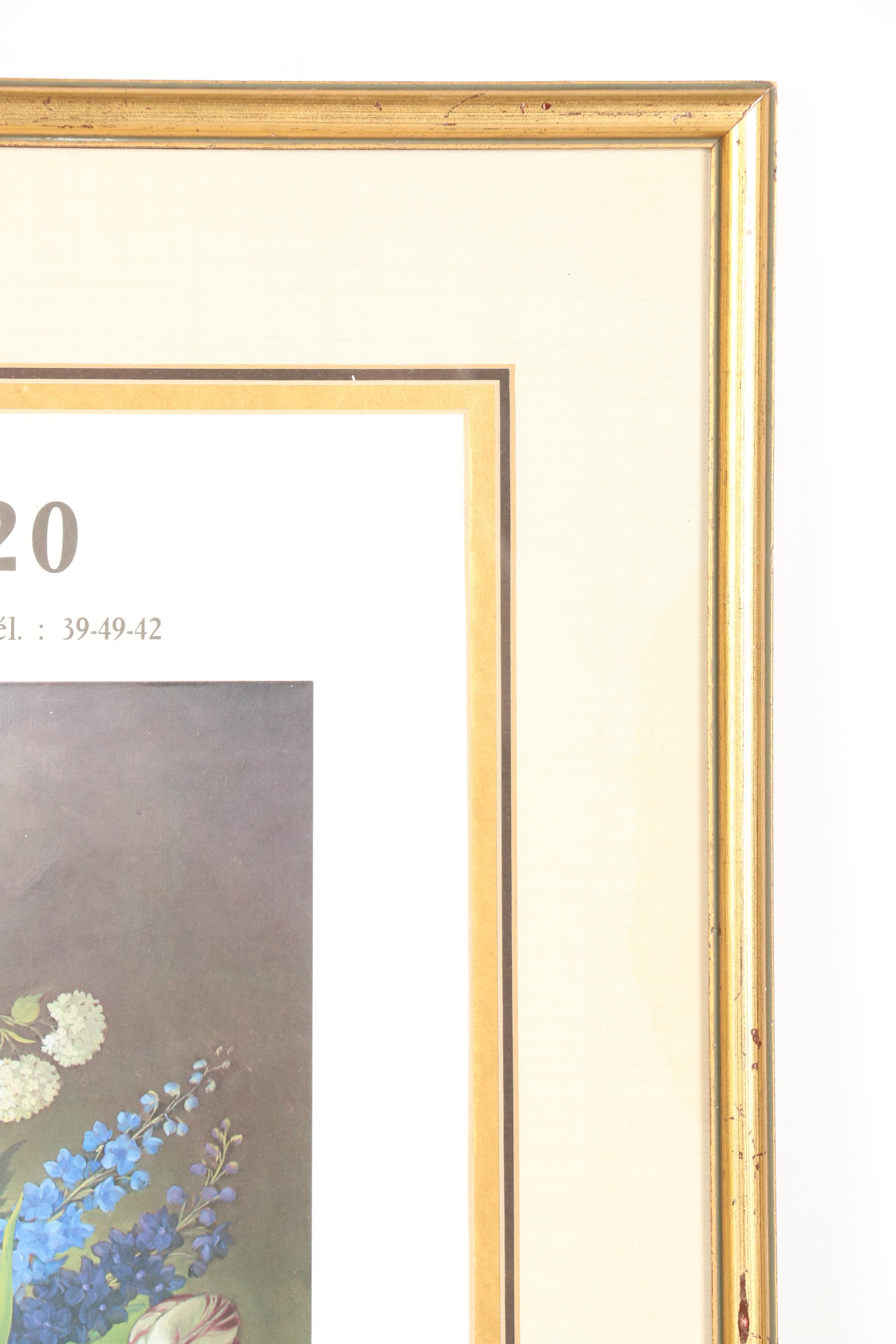 1980 Offset Lithograph Poster for Rolland Tanguy Exhibition