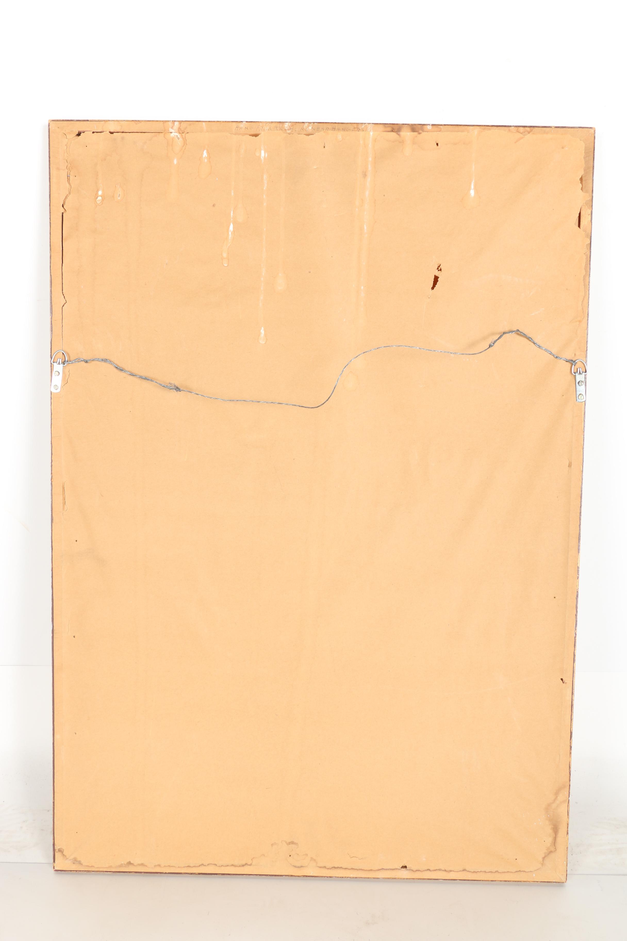 1980 Offset Lithograph Poster for Rolland Tanguy Exhibition