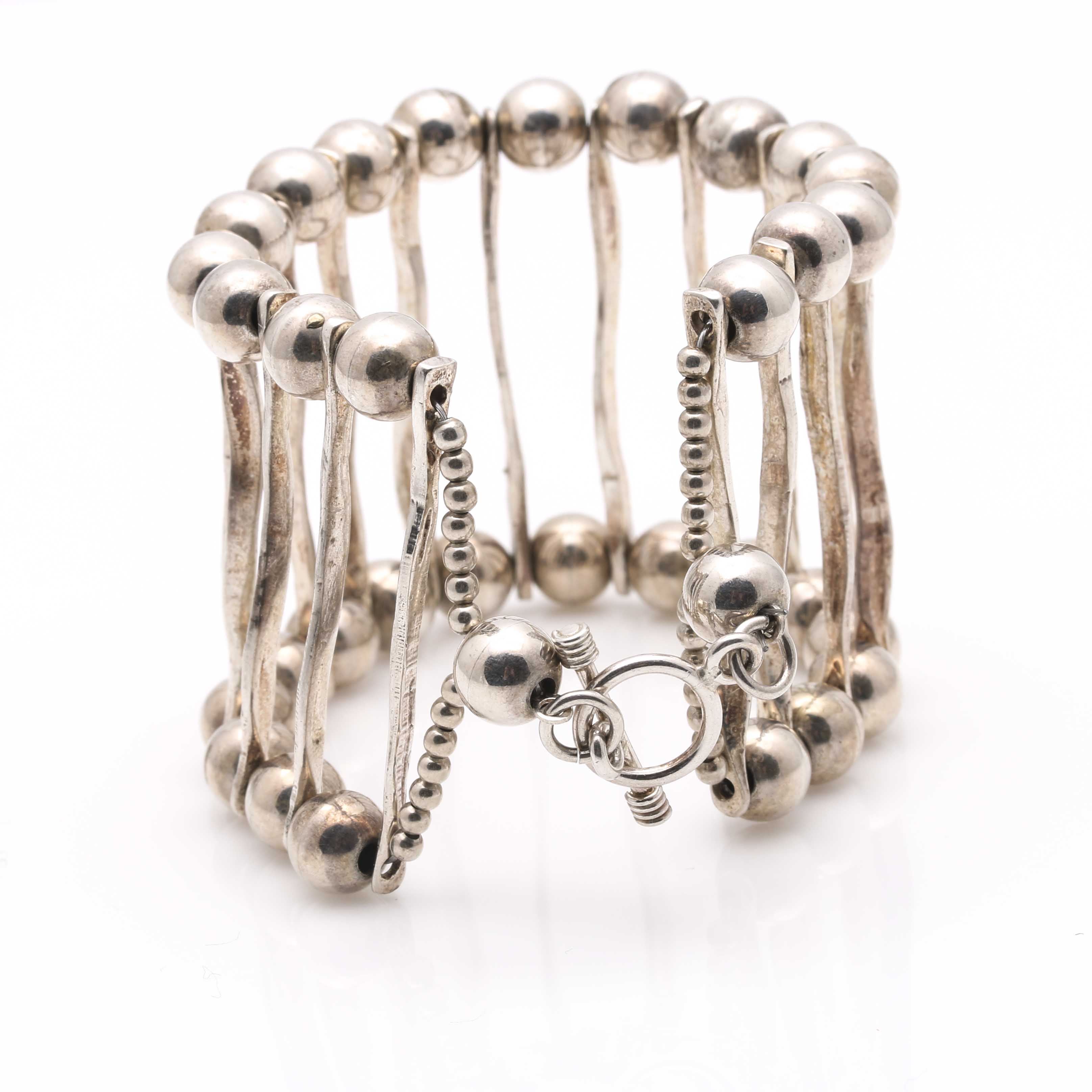 Sterling Silver Assortment Including Amber and Pearls