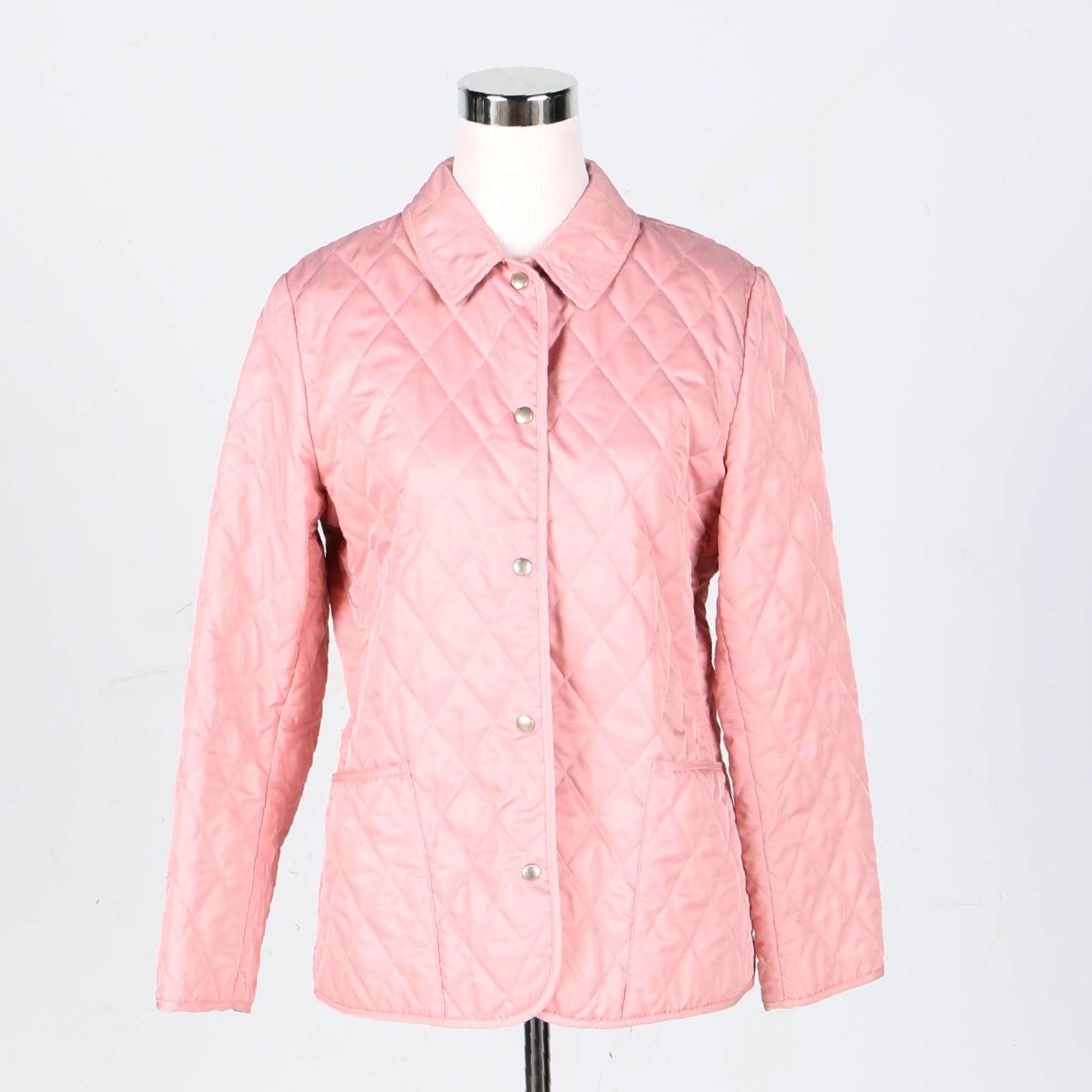 Burberry Pink Quilted Jacket
