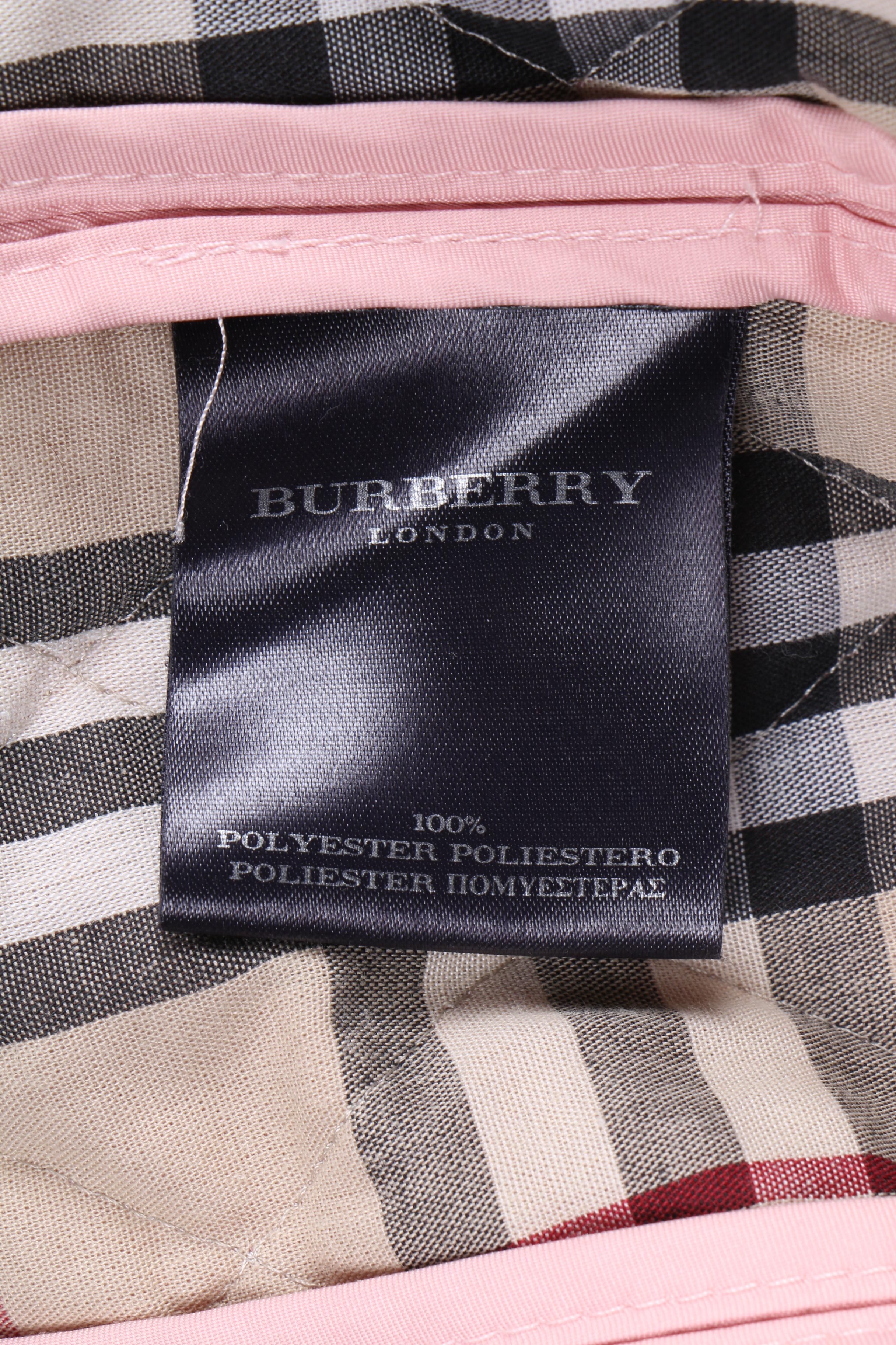 Burberry Pink Quilted Jacket