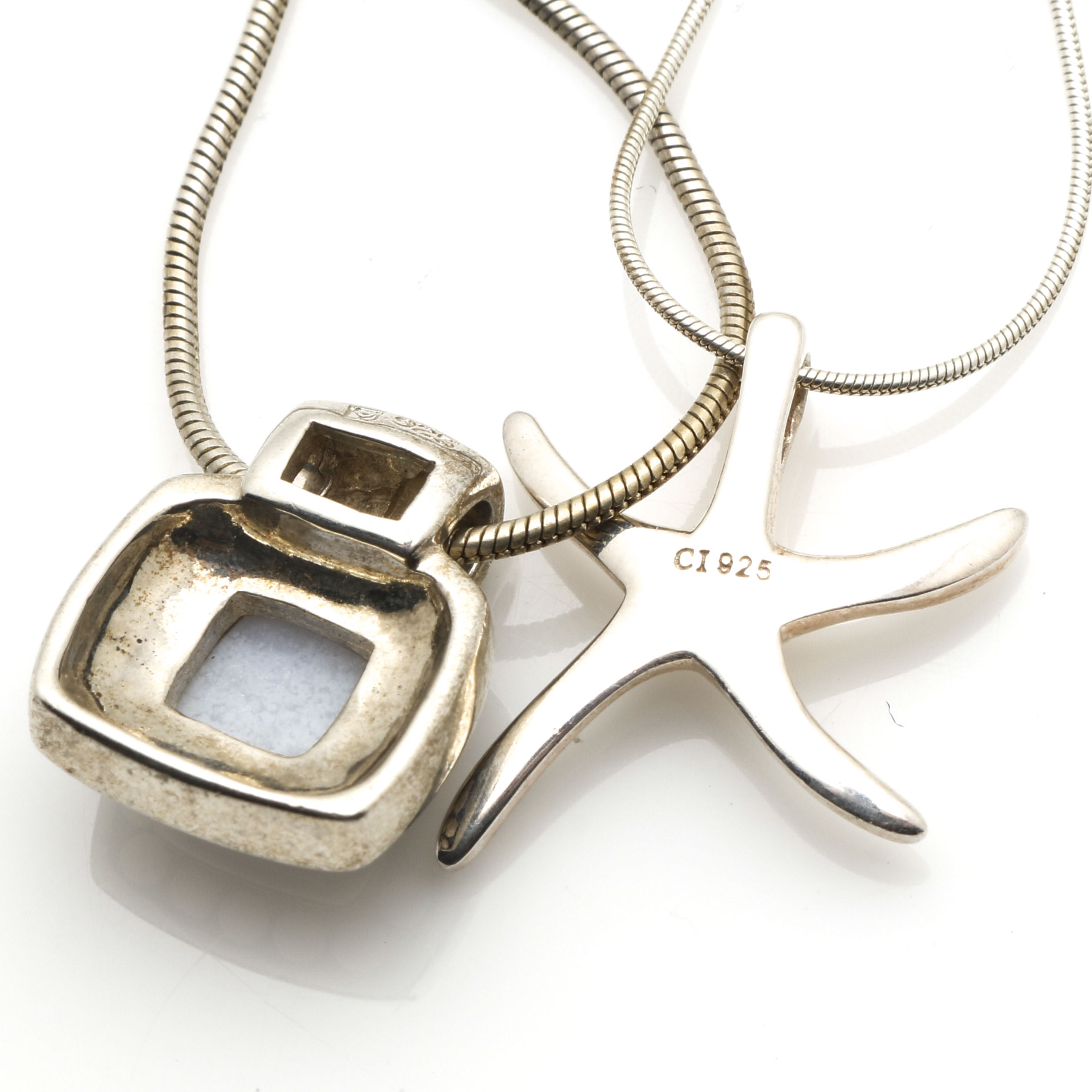 Assorted Sterling Silver Jewelry With Various Stones