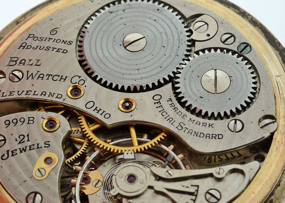 Vintage Ball "Official Standard" 21 Jewel Pocket Watch