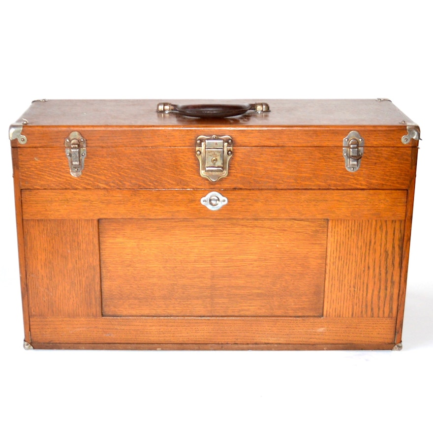 Vintage Machinist Tool Box by H. Gerstner & Sons