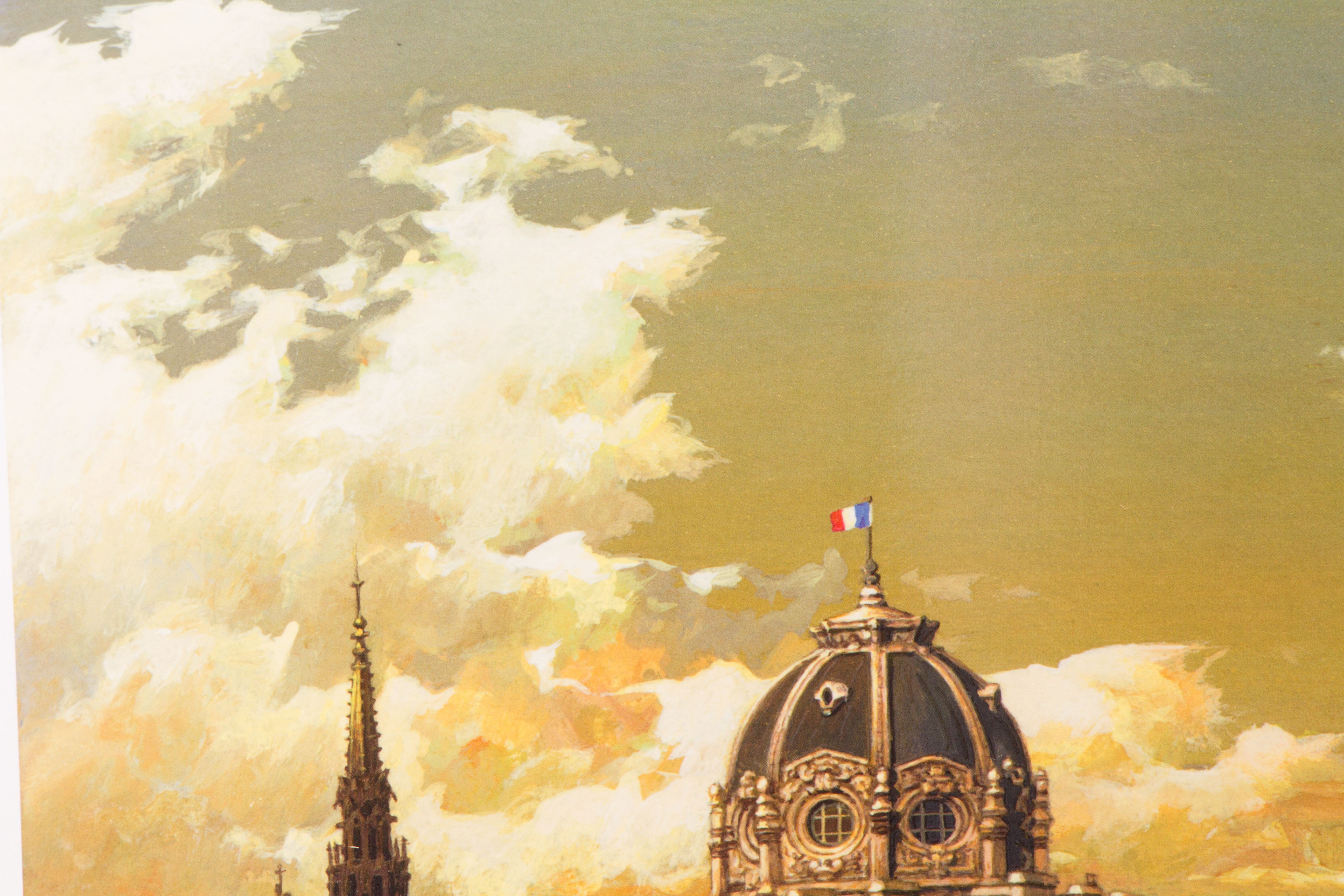 Signed "The Seine" Lithograph by Alexander Chang